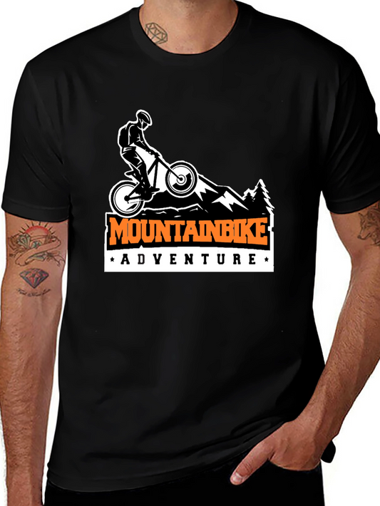 Mountain Bike Adventure T-Shirt - Black