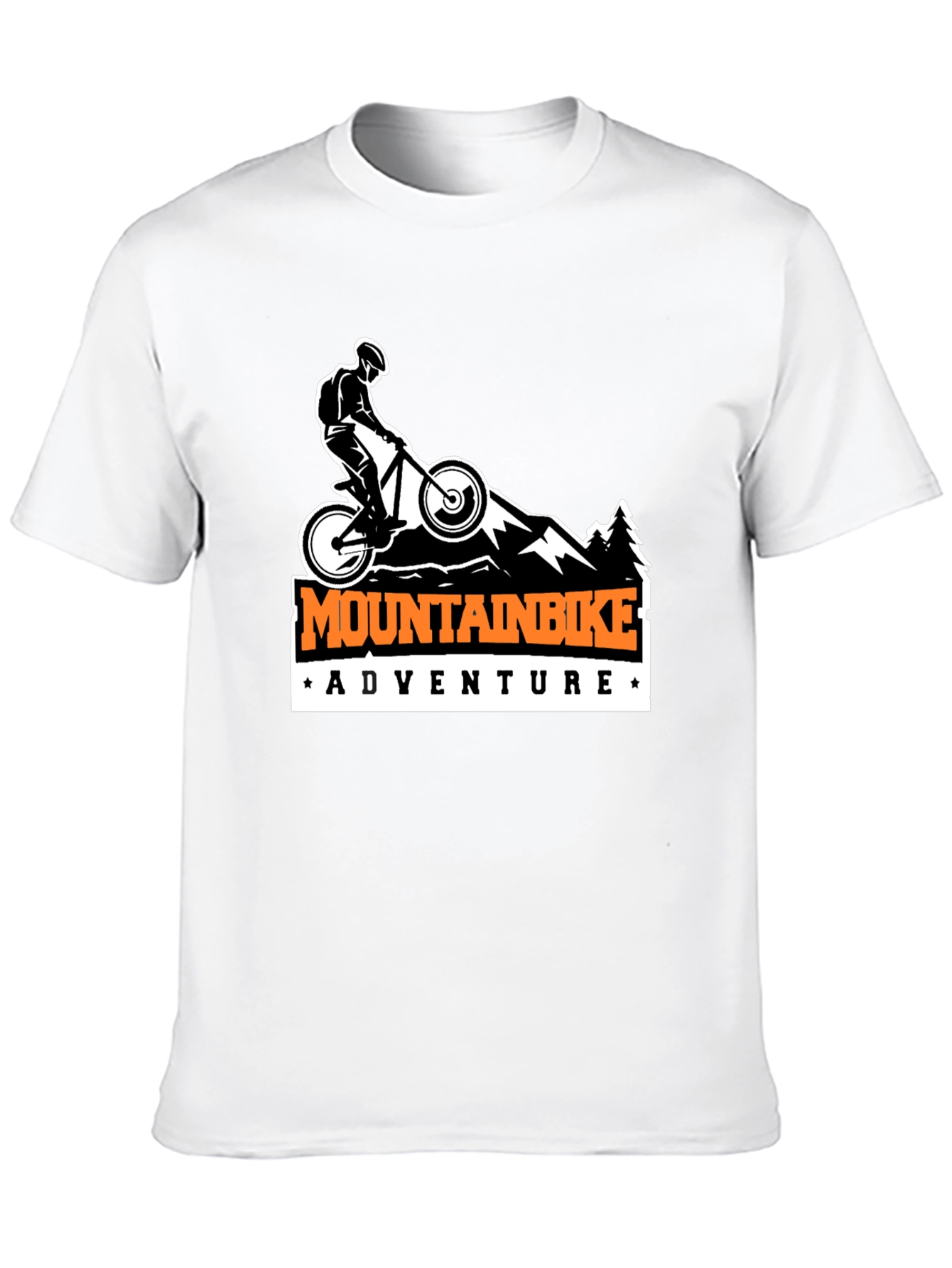 Mountain Bike Adventure T-Shirt - Black