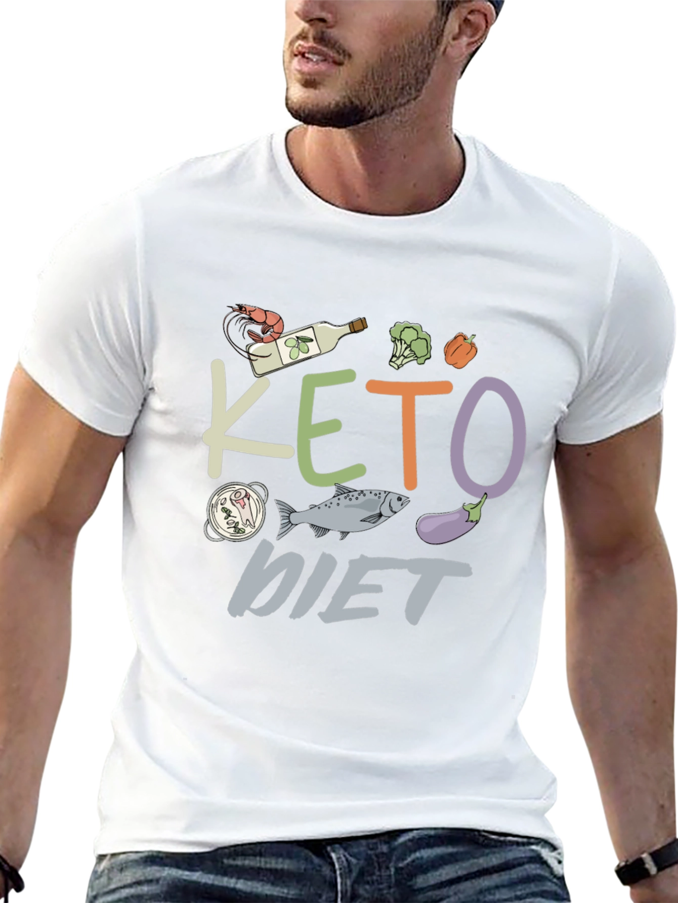 Keto Diet Graphic T-Shirt