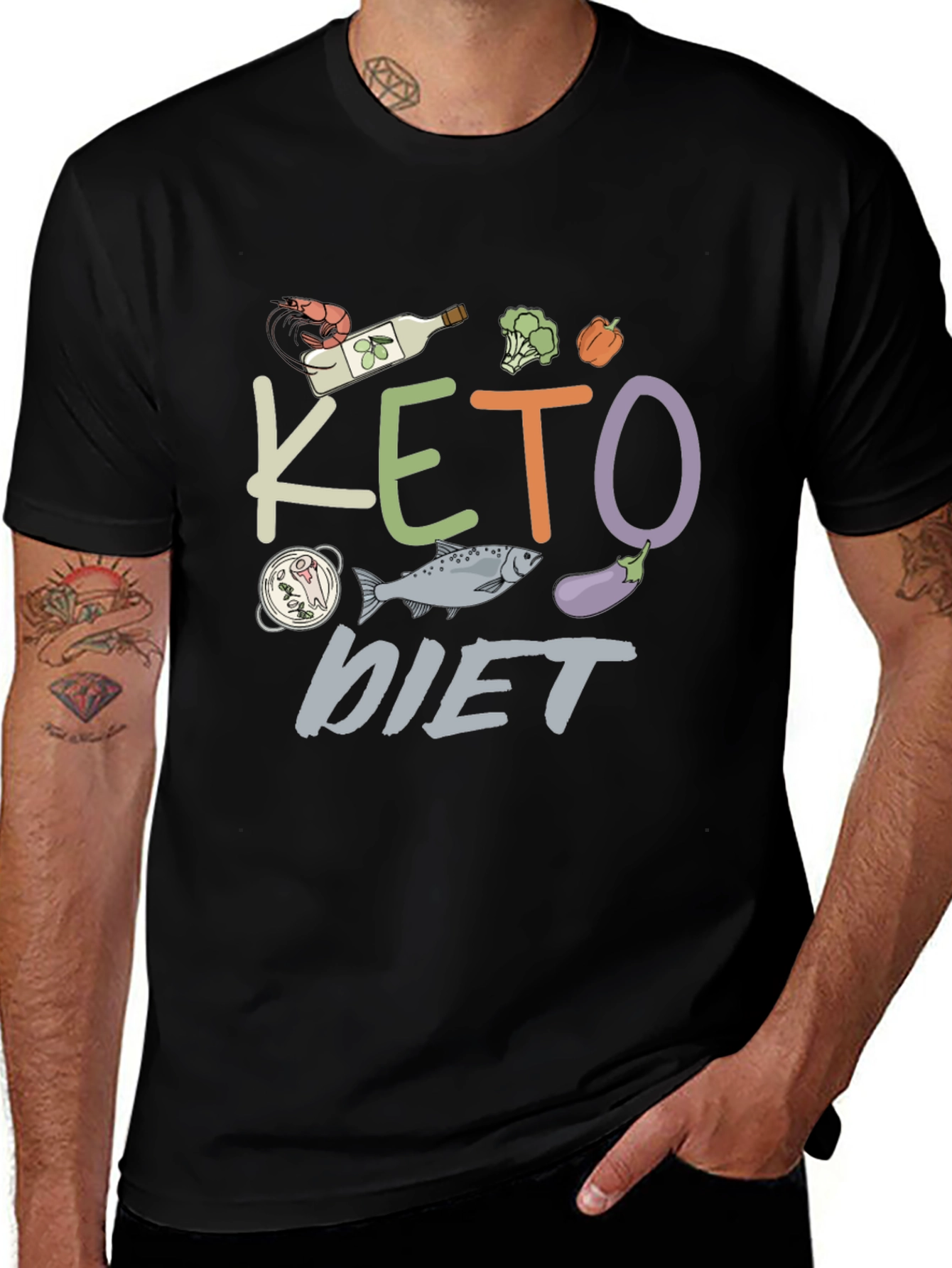 Keto Diet Graphic T-Shirt