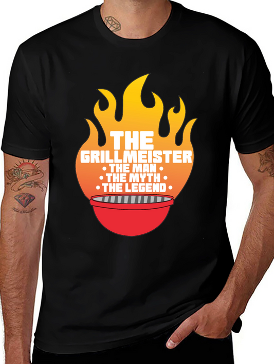Grillmeister T-Shirt - The Man The Myth The Legend