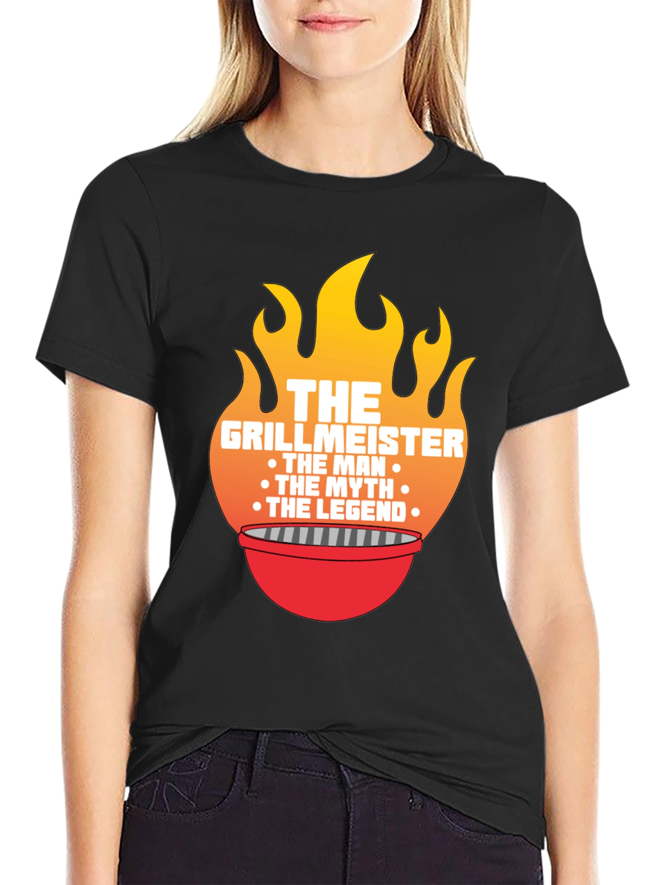 Grillmeister T-Shirt - The Man The Myth The Legend