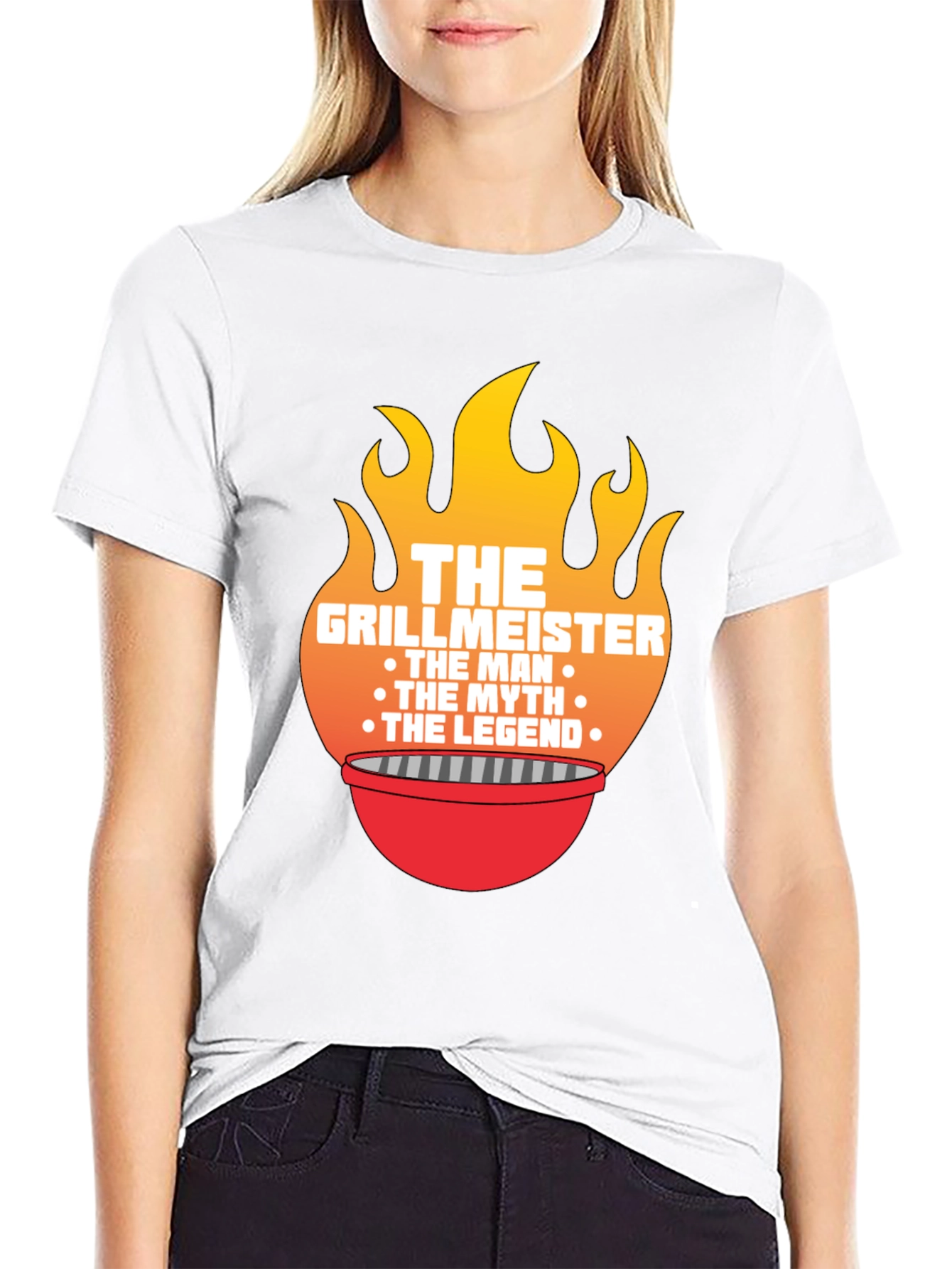 Grillmeister T-Shirt - The Man The Myth The Legend