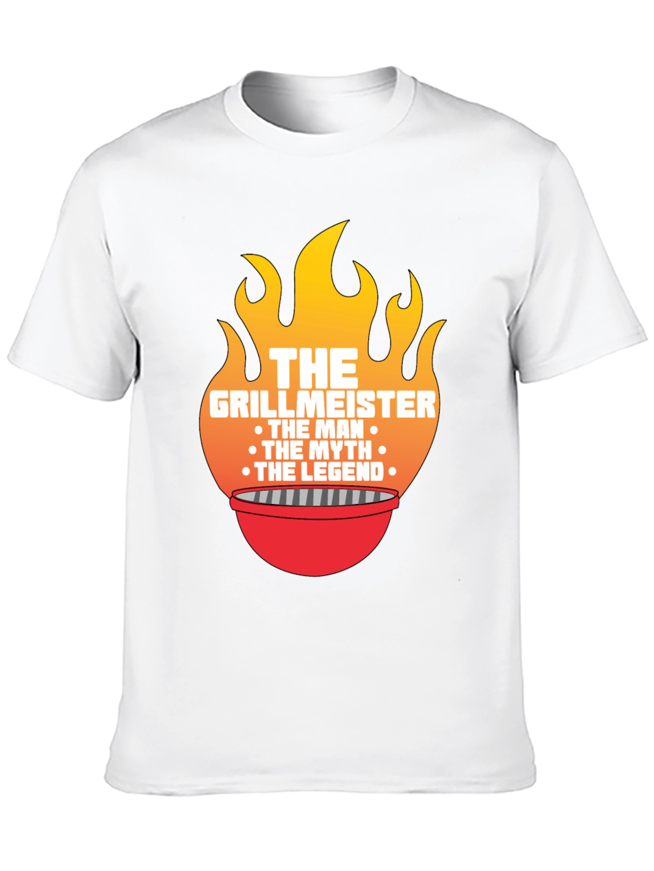 Grillmeister T-Shirt - The Man The Myth The Legend