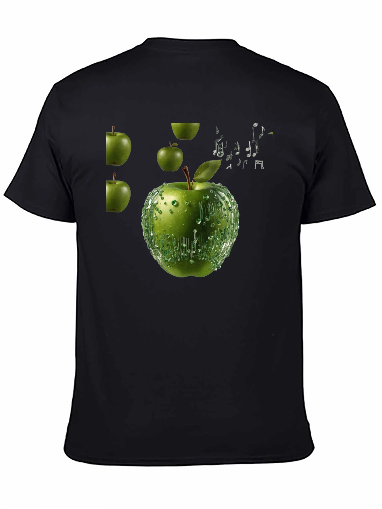 Apple Music T-Shirt - Black Cotton Tee