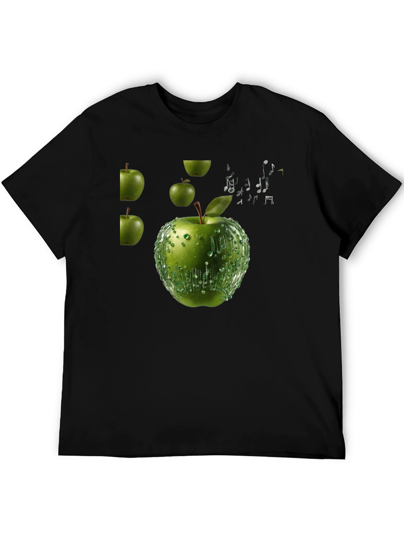 Apple Music T-Shirt - Black Cotton Tee