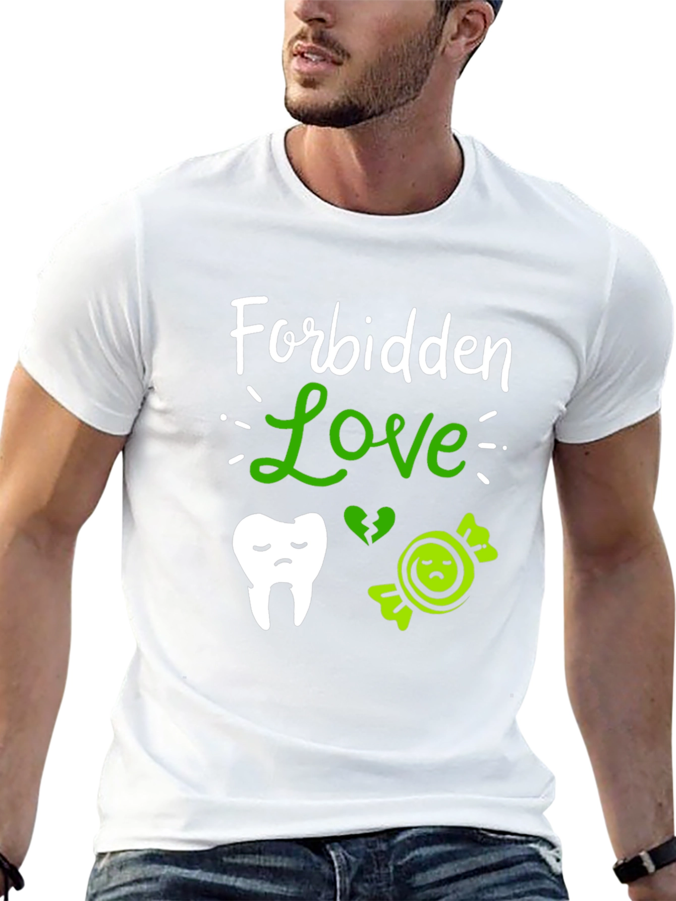 Forbidden Love T-Shirt Dentist Candy Pun Tee