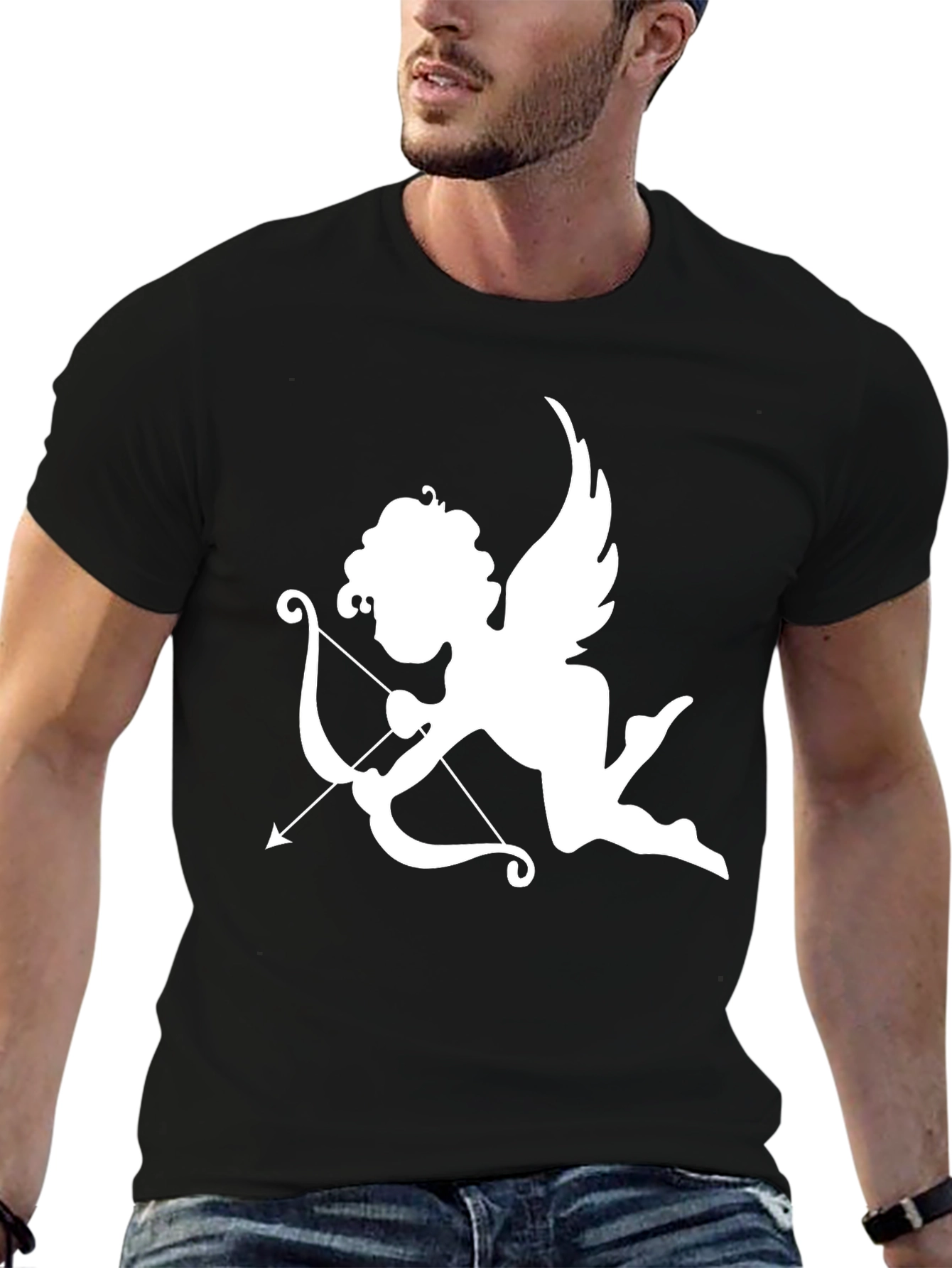 Cupid Graphic Tee - Black