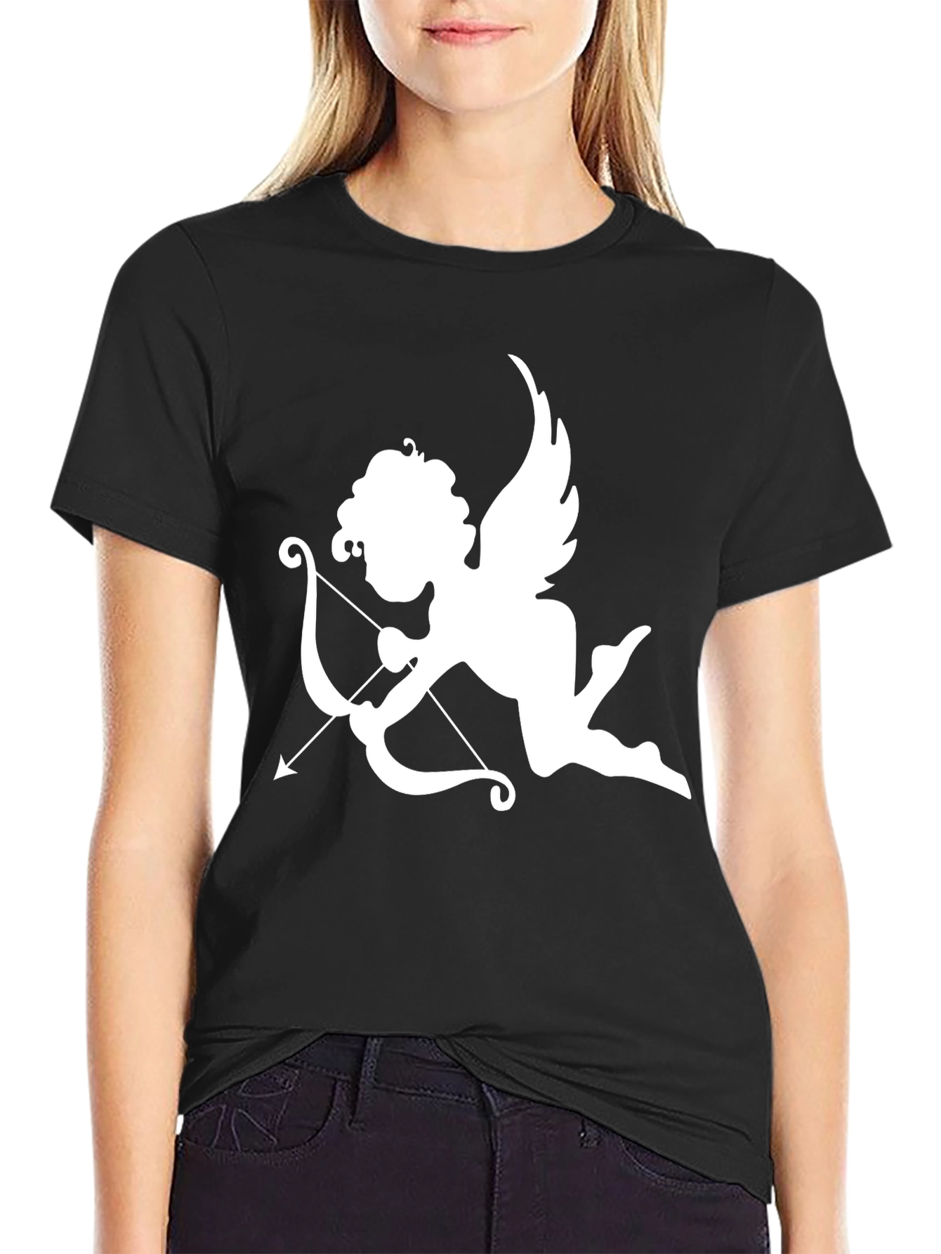 Cupid Graphic Tee - Black
