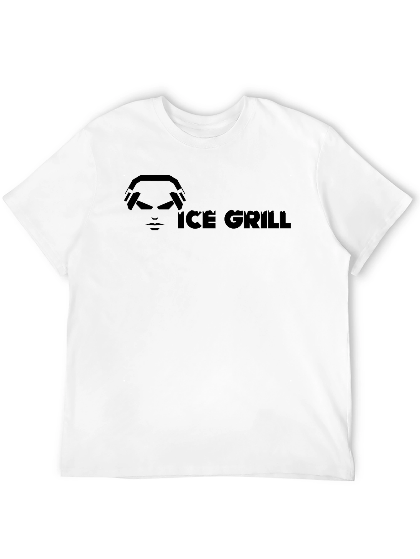 Ice Grill Black Graphic Tee - Premium Cotton