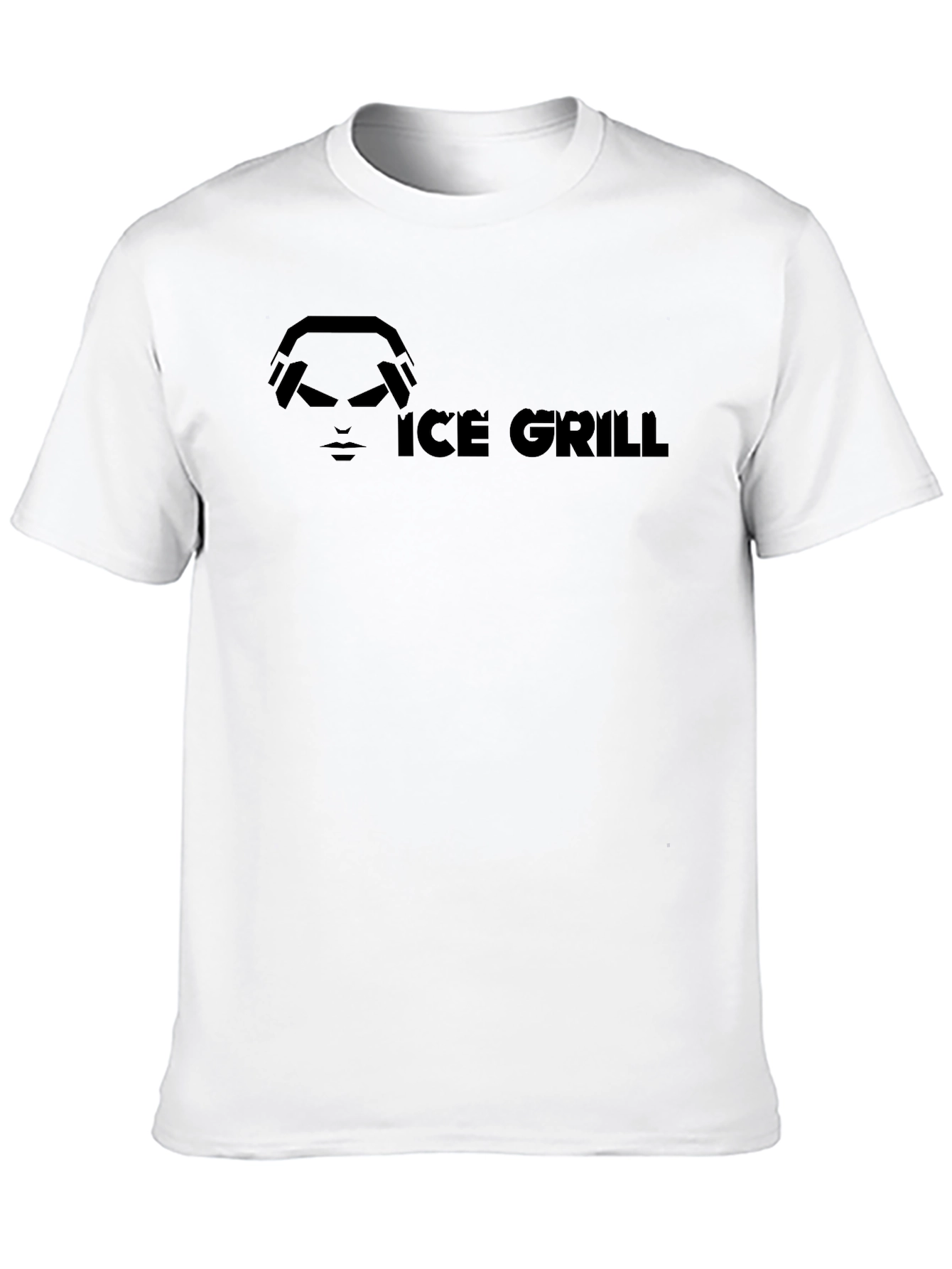Ice Grill Black Graphic Tee - Premium Cotton