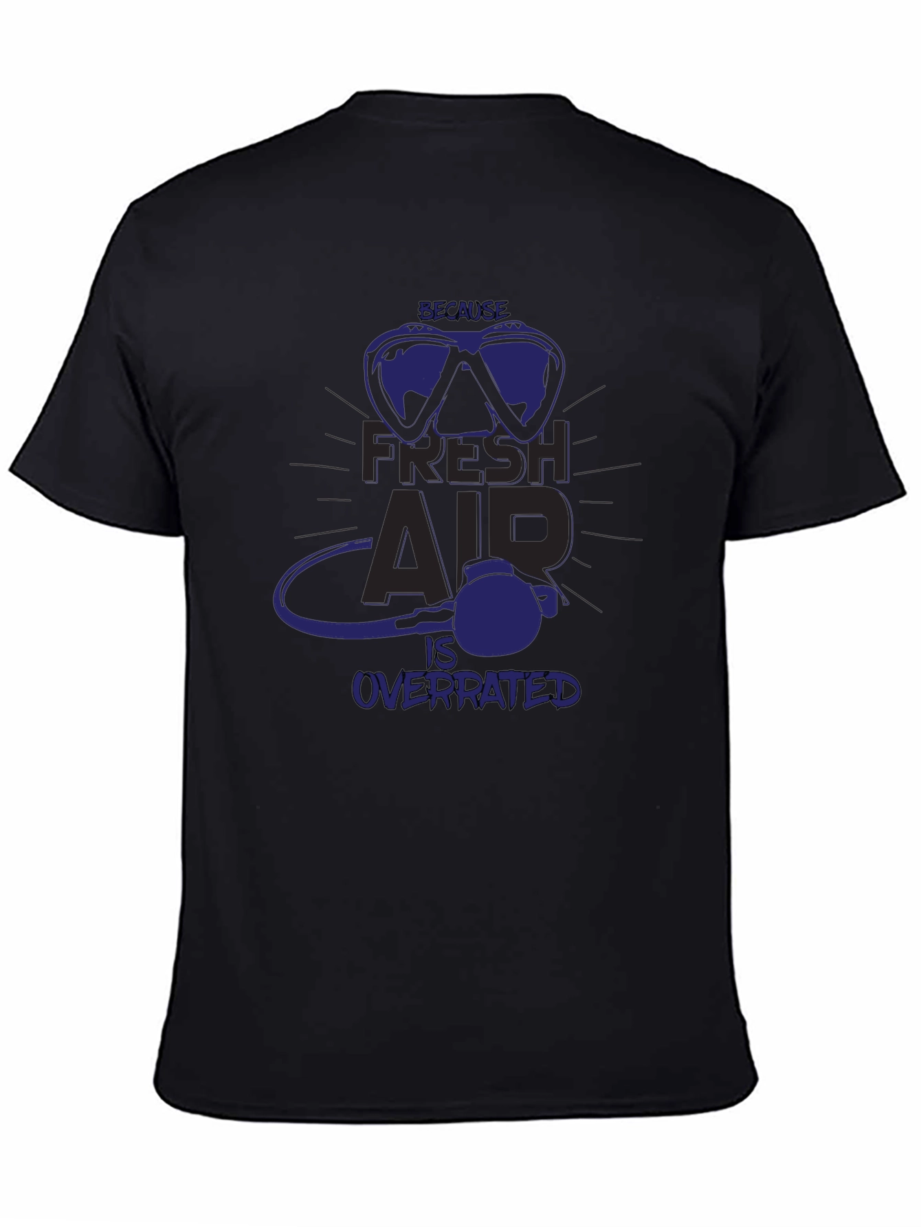 Fresh Air Overrated Scuba Diving T-Shirt