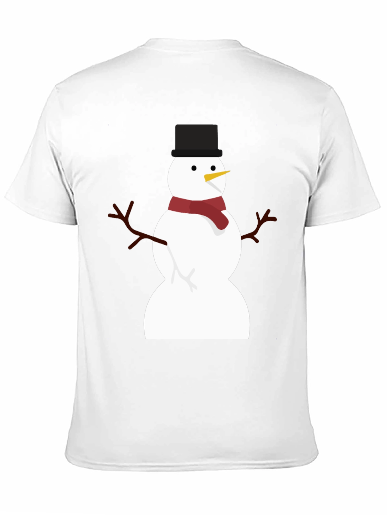 Festive Snowman Graphic T-Shirt