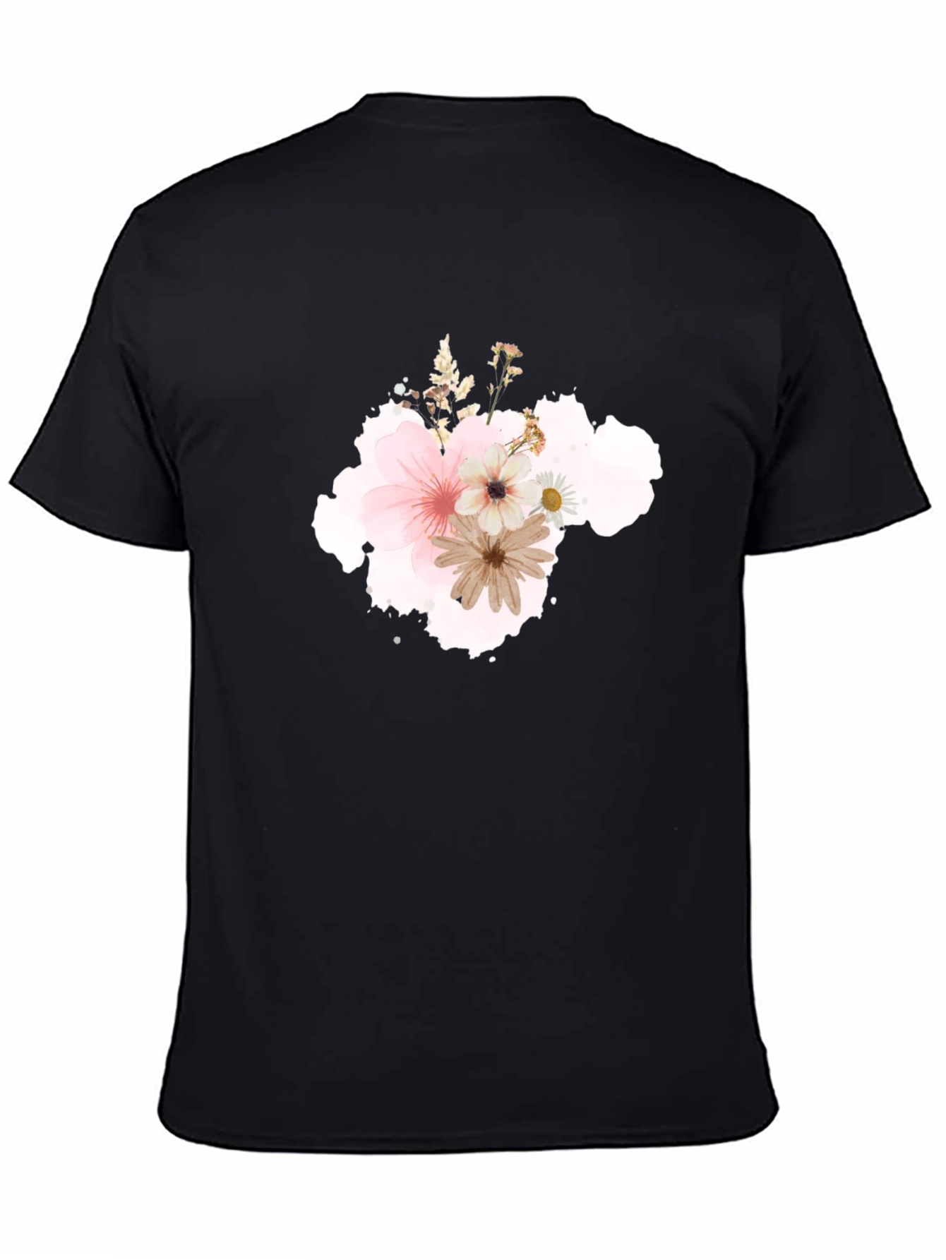 Floral T-Shirt - Soft Blossom Design