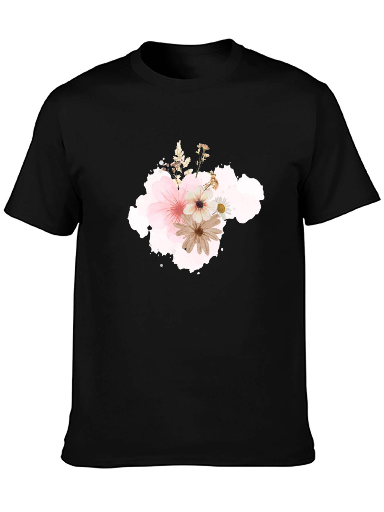 Floral T-Shirt - Soft Blossom Design