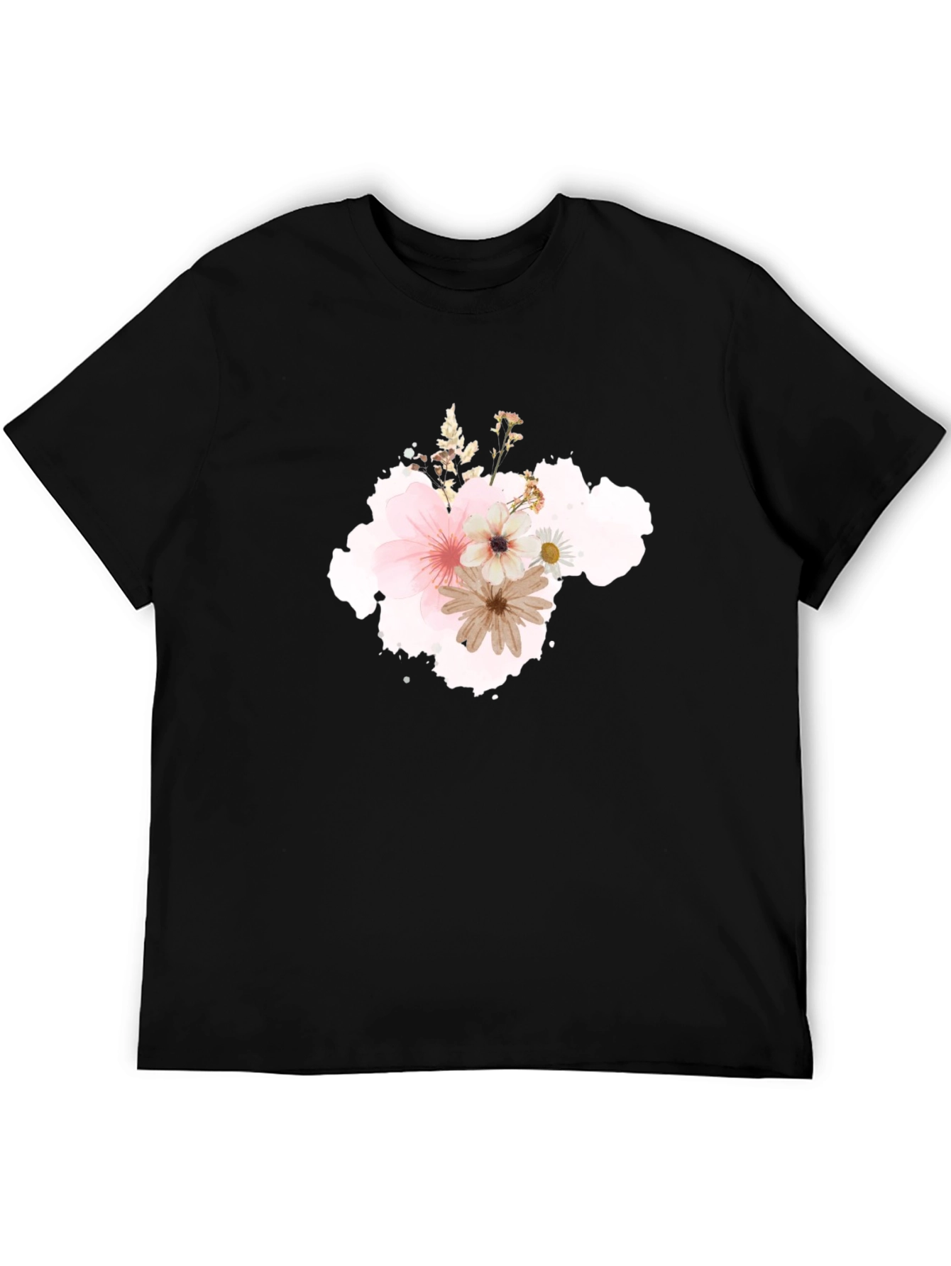 Floral T-Shirt - Soft Blossom Design