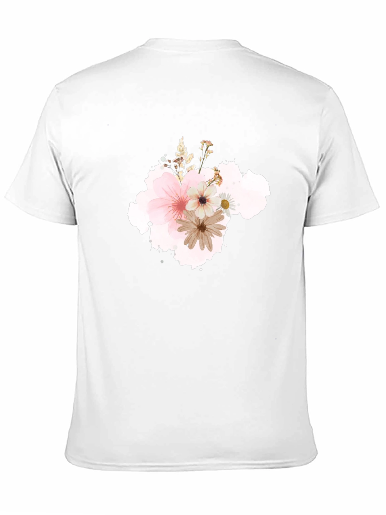 Floral T-Shirt - Soft Blossom Design