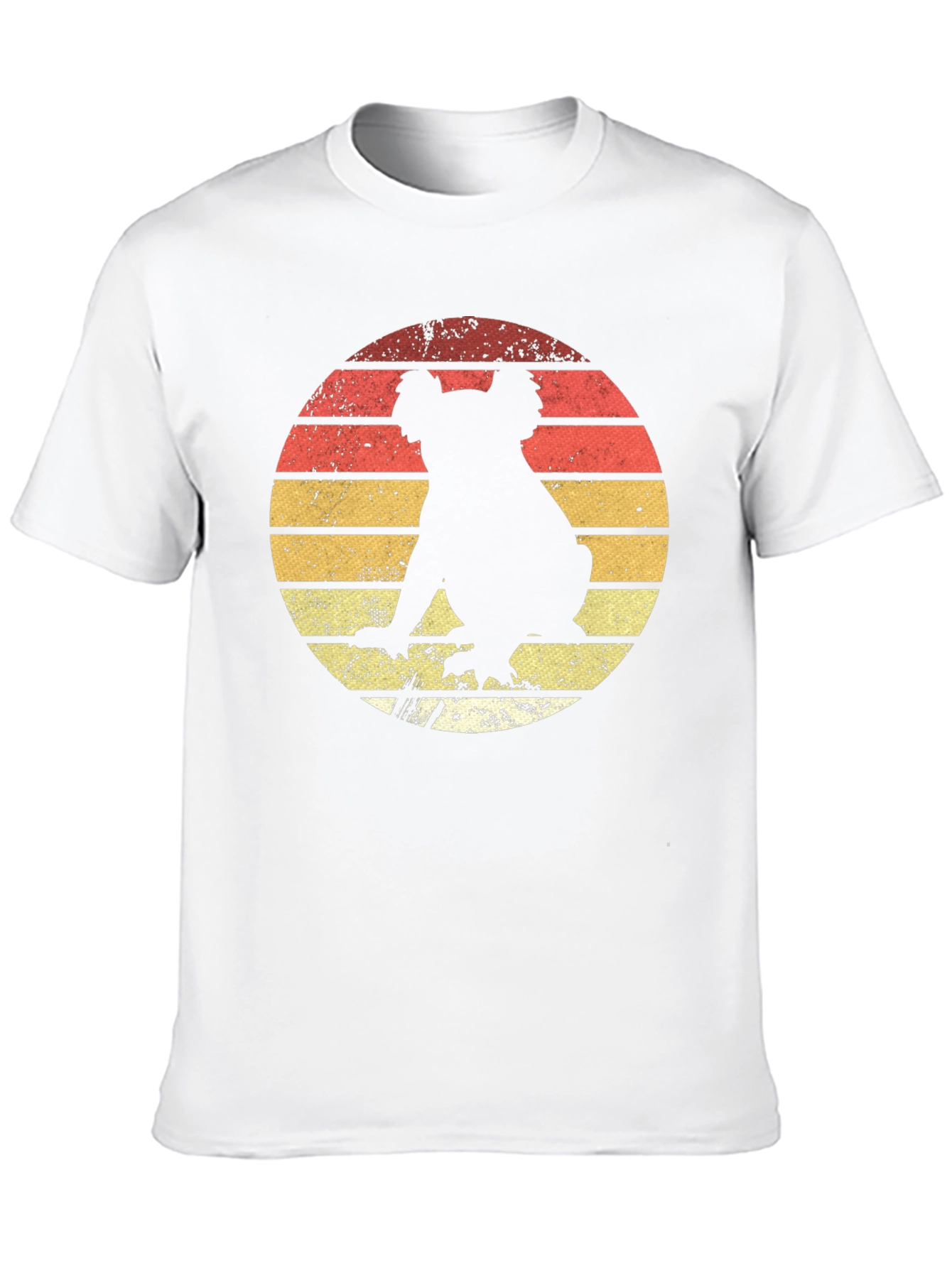 Retro Koala Sunset Graphic Tee - Black