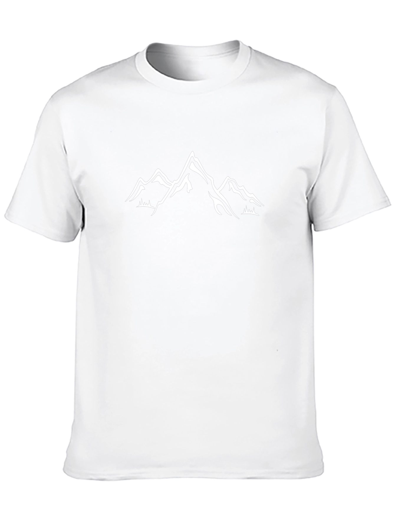 Mountain Peak Graphic Tee - Black