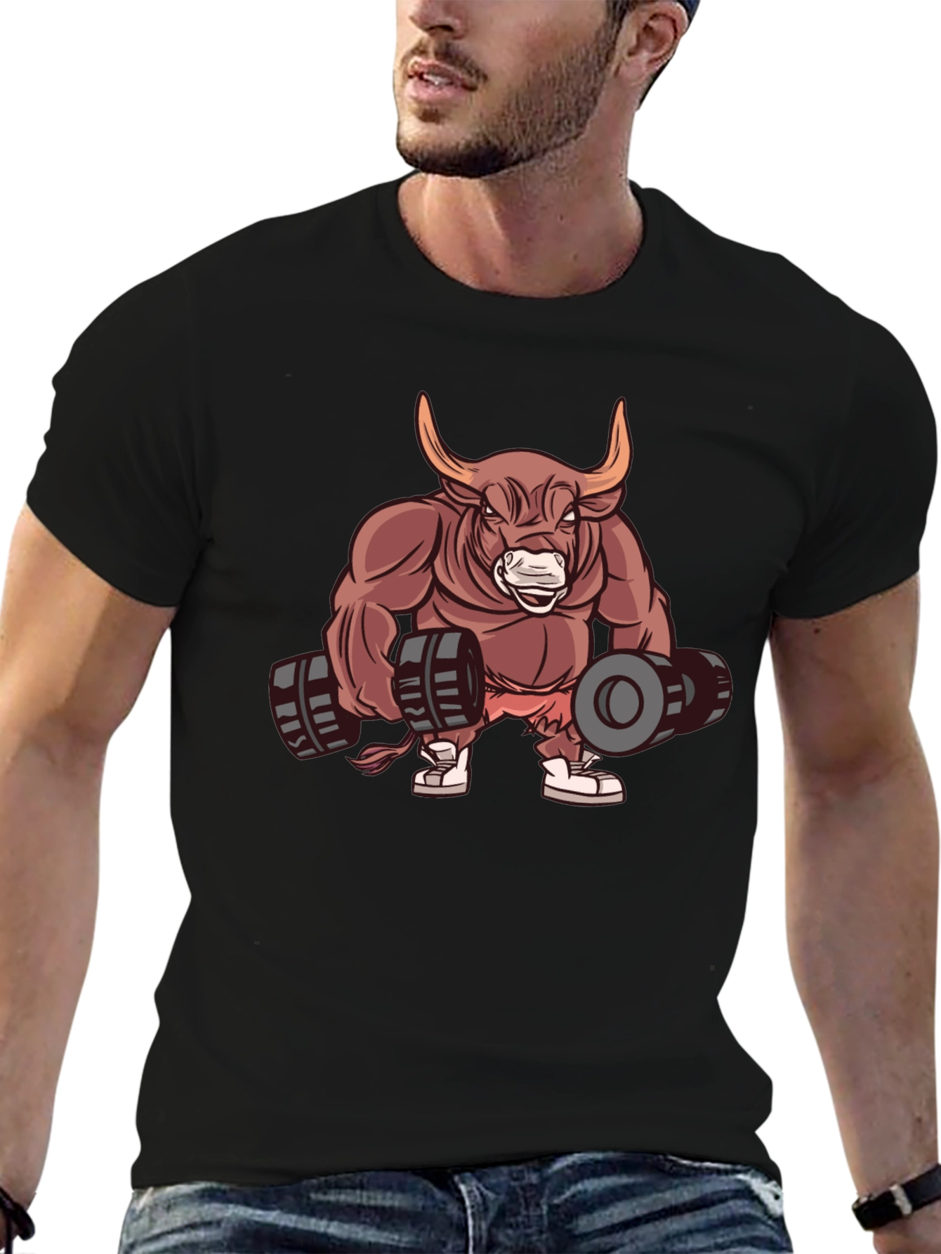 Bull Gym T-Shirt - Workout Ready