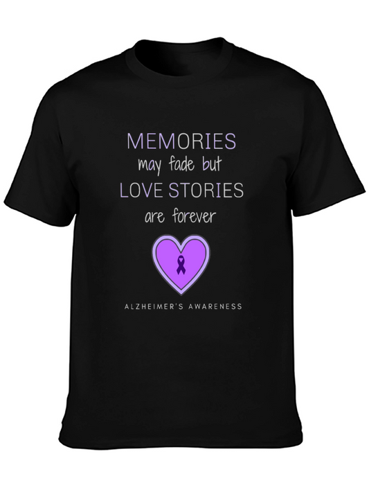 Alzheimers Awareness Love Story T-Shirt