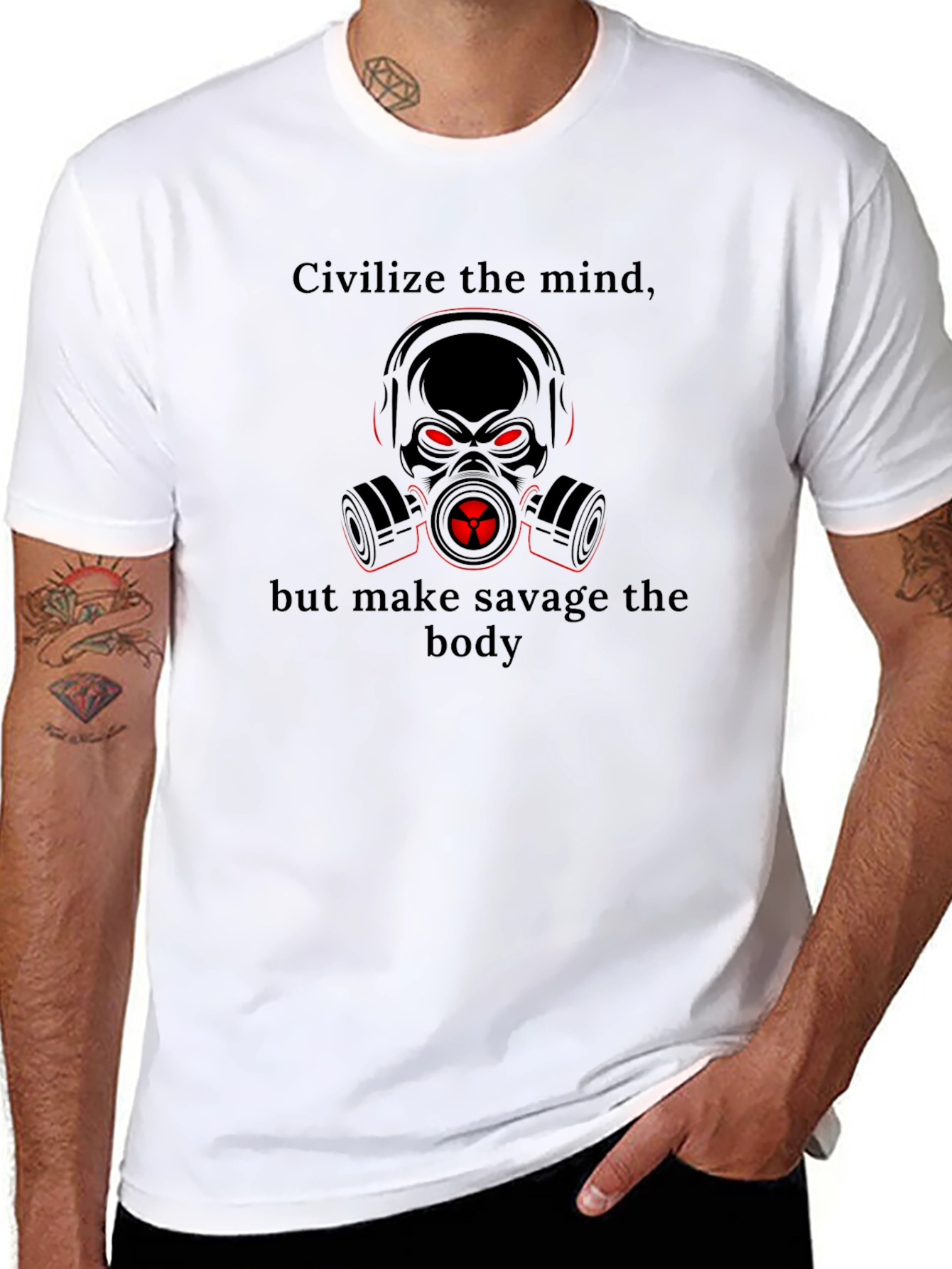 Civilize the Mind Graphic T-Shirt