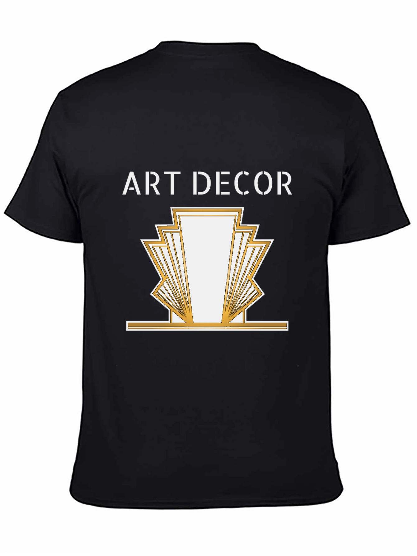 Art Deco Graphic Tee - Stylish Retro Design