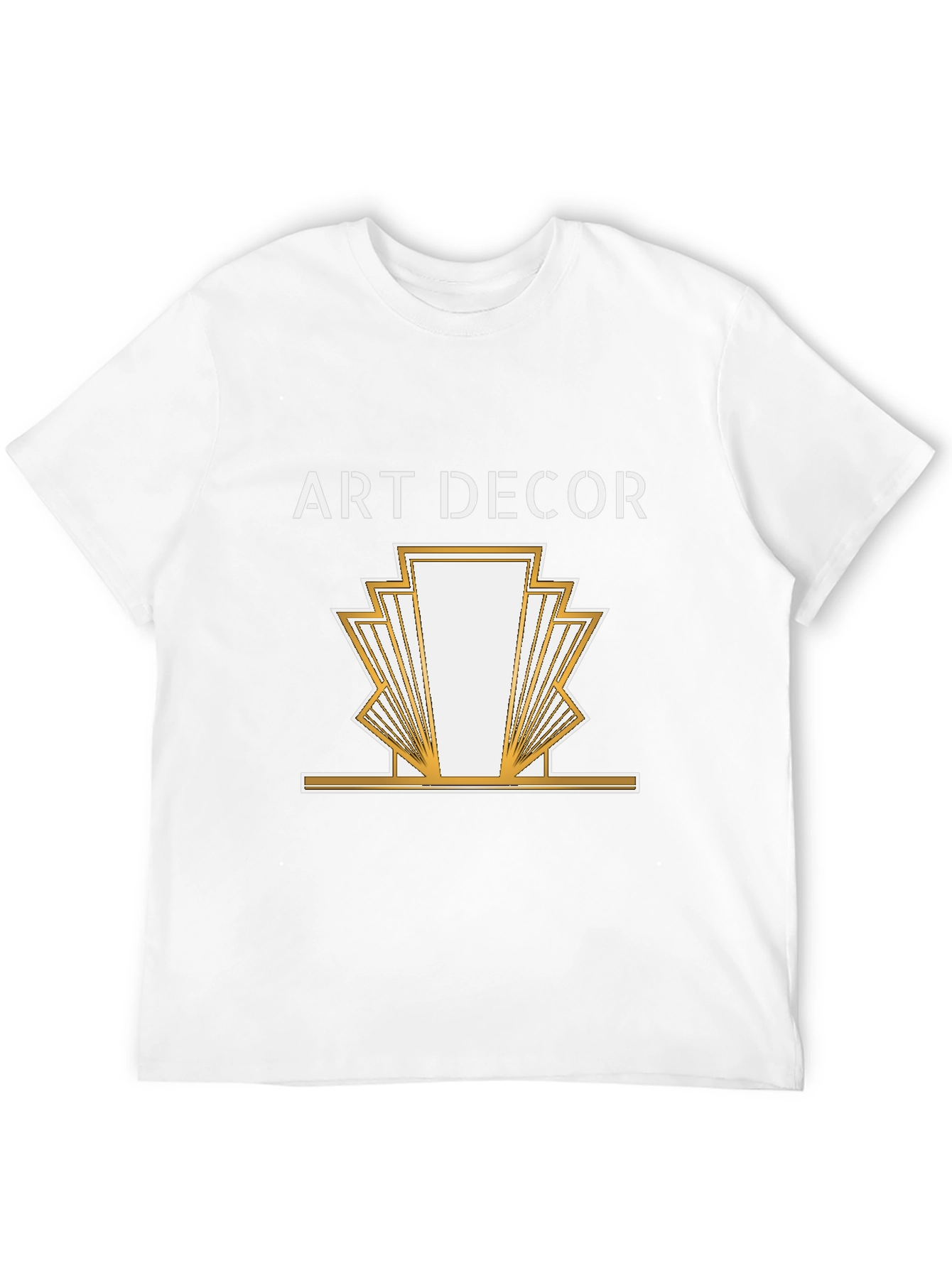 Art Deco Graphic Tee - Stylish Retro Design