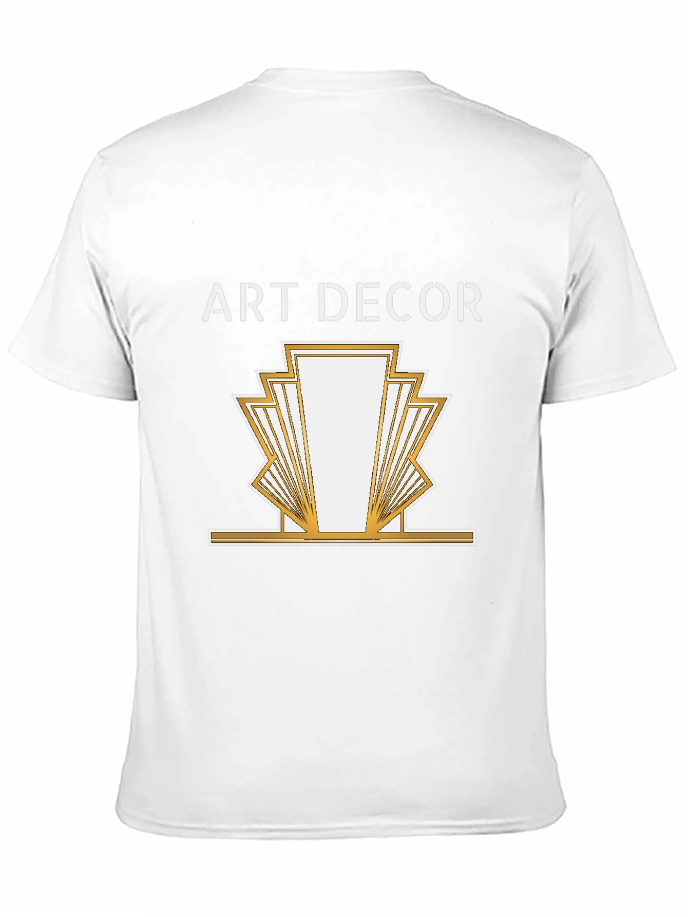 Art Deco Graphic Tee - Stylish Retro Design