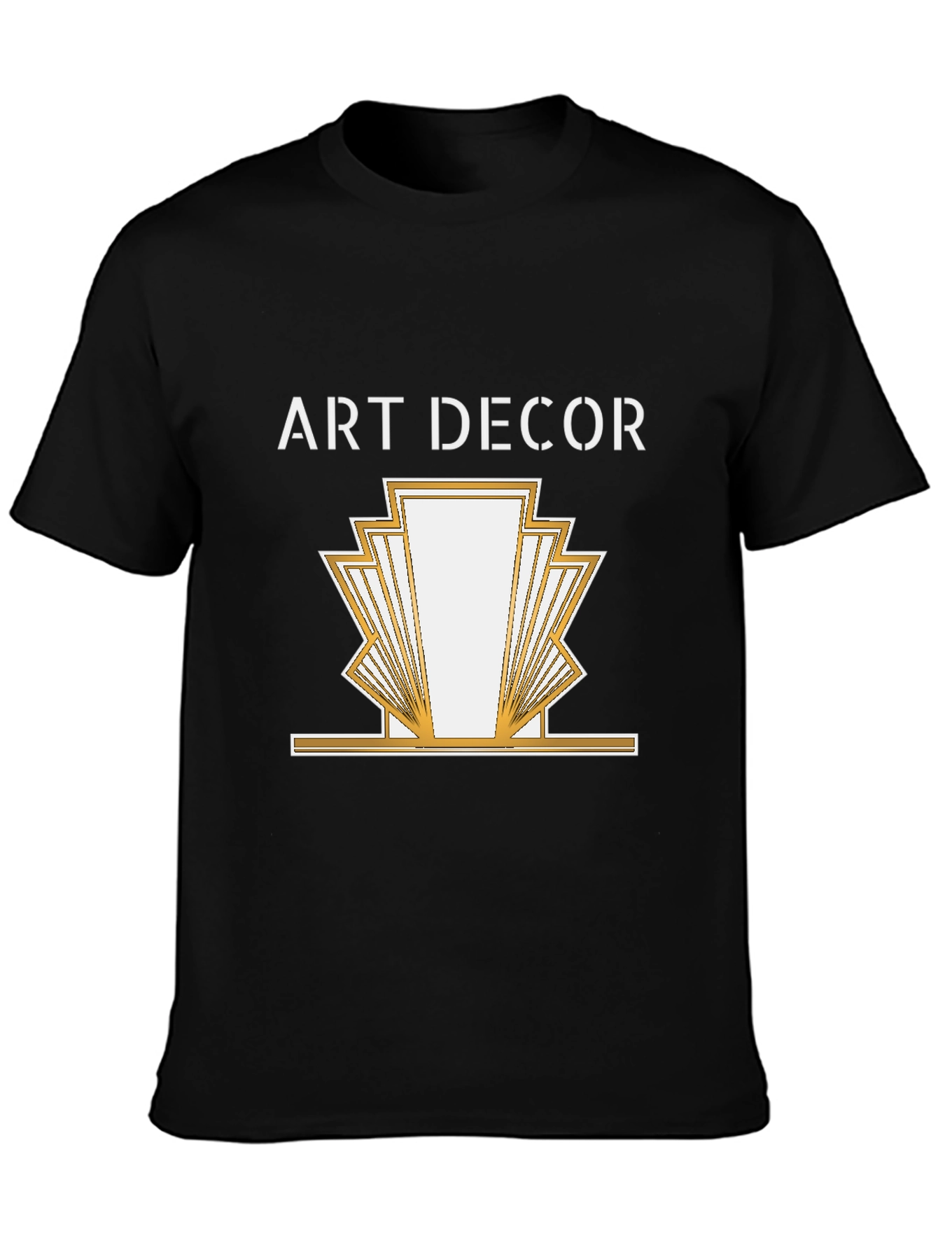 Art Deco Graphic Tee - Stylish Retro Design