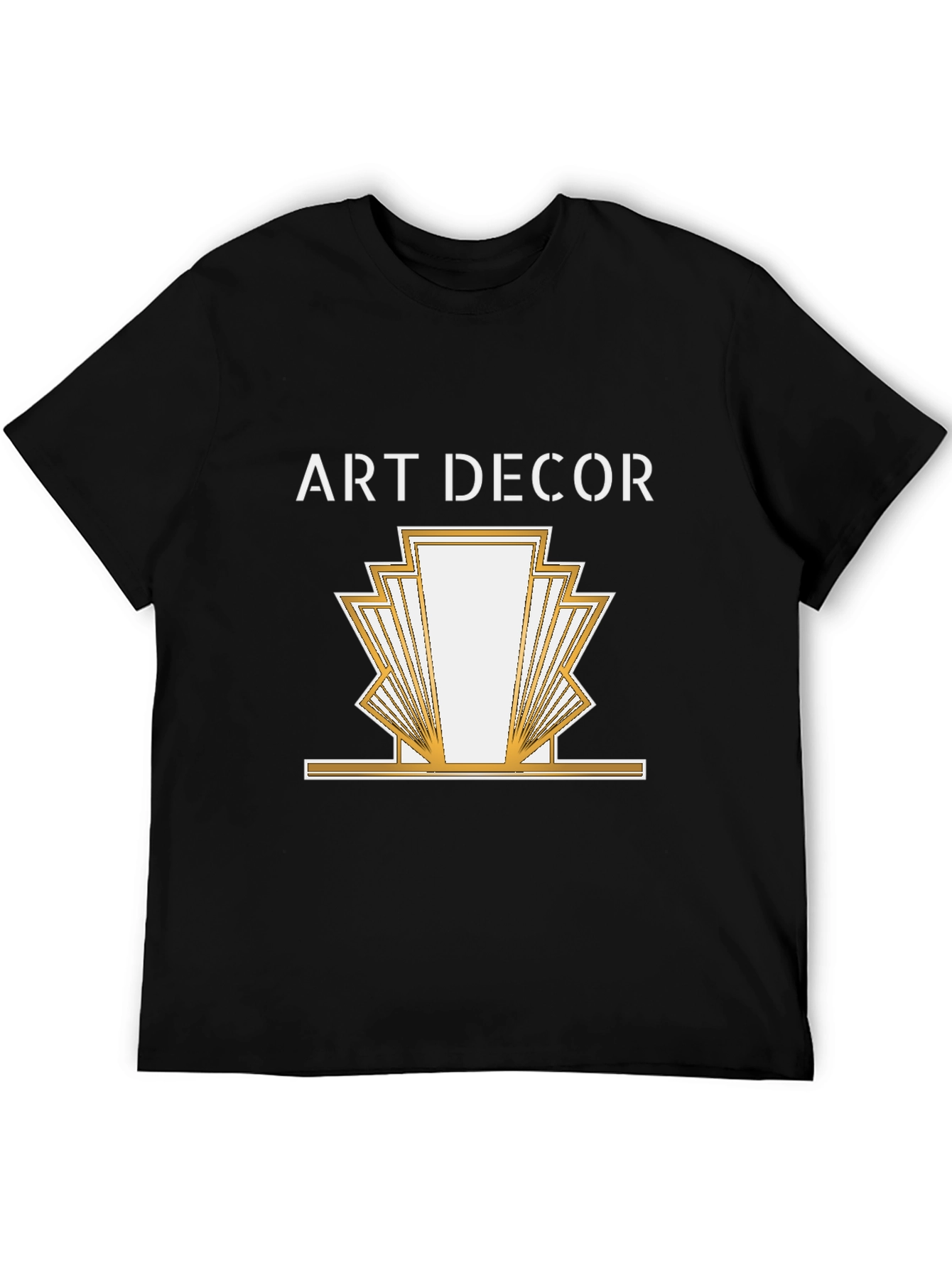 Art Deco Graphic Tee - Stylish Retro Design