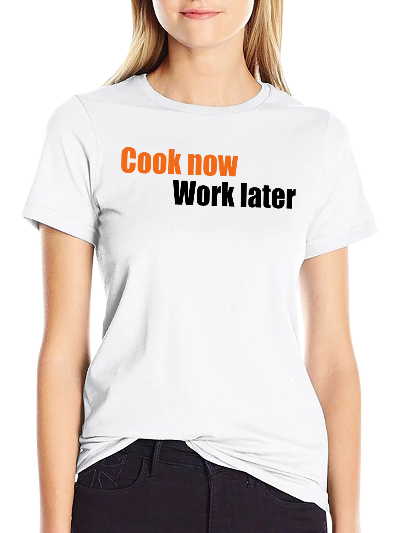 Cook Now Work Later Graphic Tee