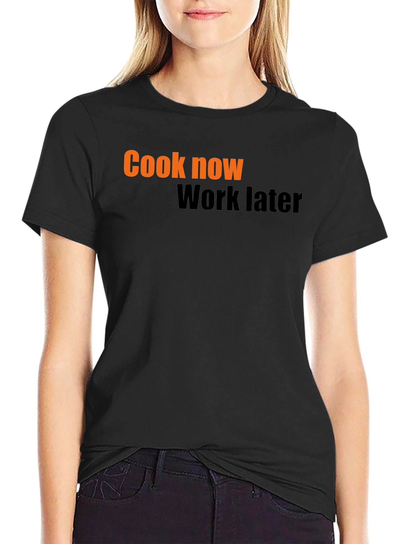 Cook Now Work Later Graphic Tee