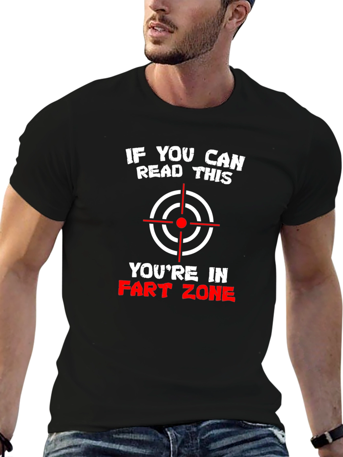 Fart Zone Graphic Tee - Funny Novelty Shirt