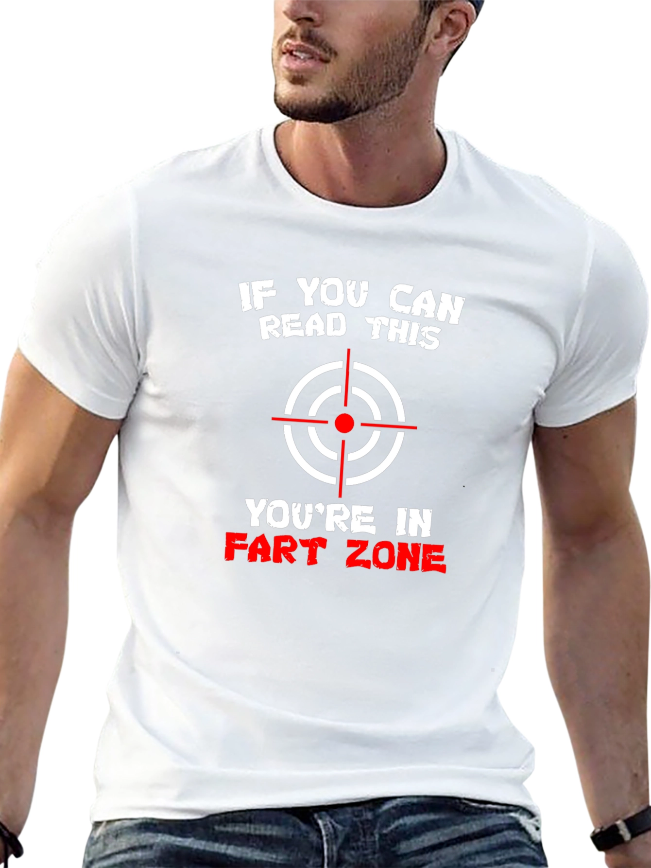 Fart Zone Graphic Tee - Funny Novelty Shirt