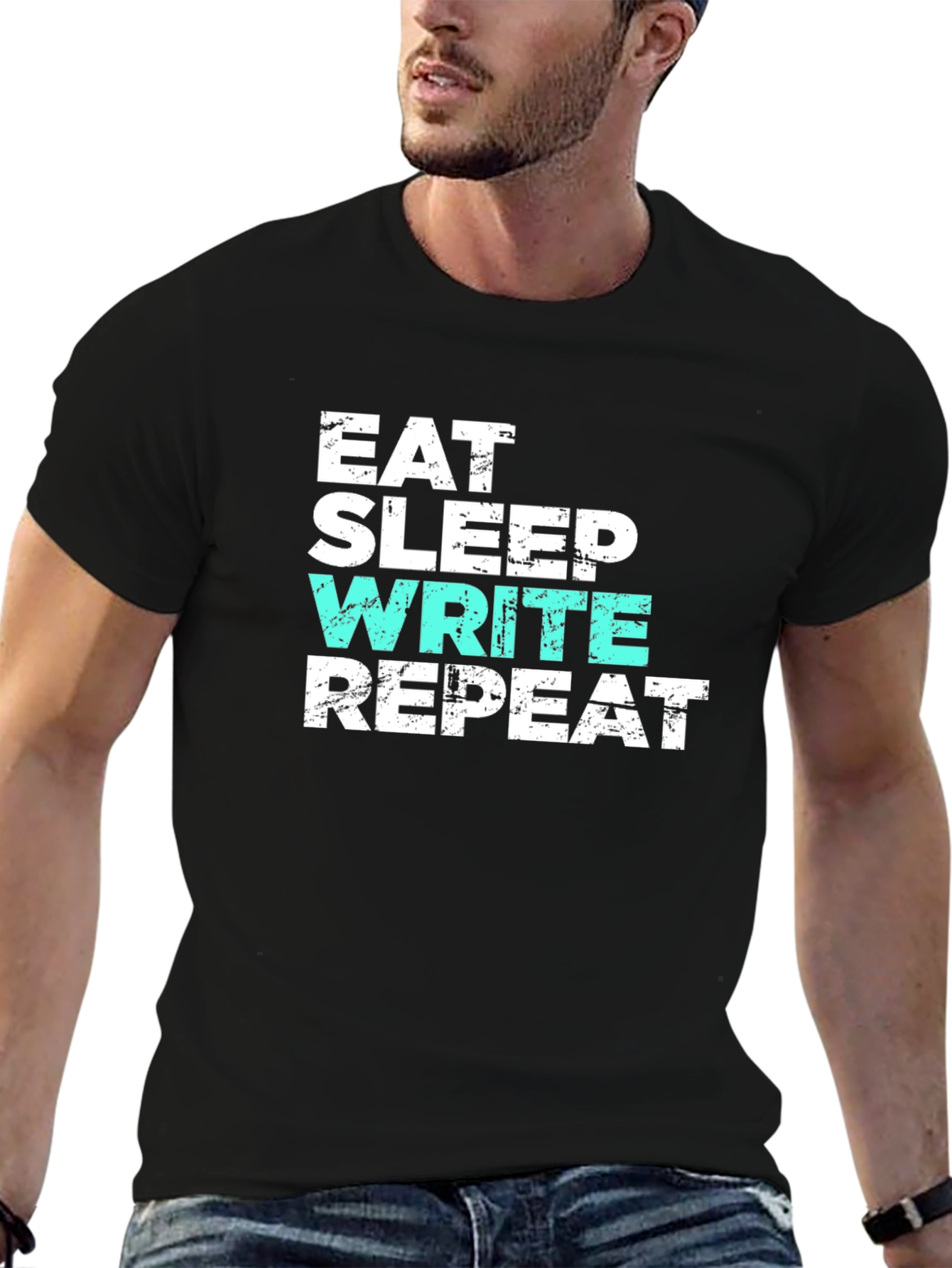Eat Sleep Write Repeat T-Shirt - Writer Gift