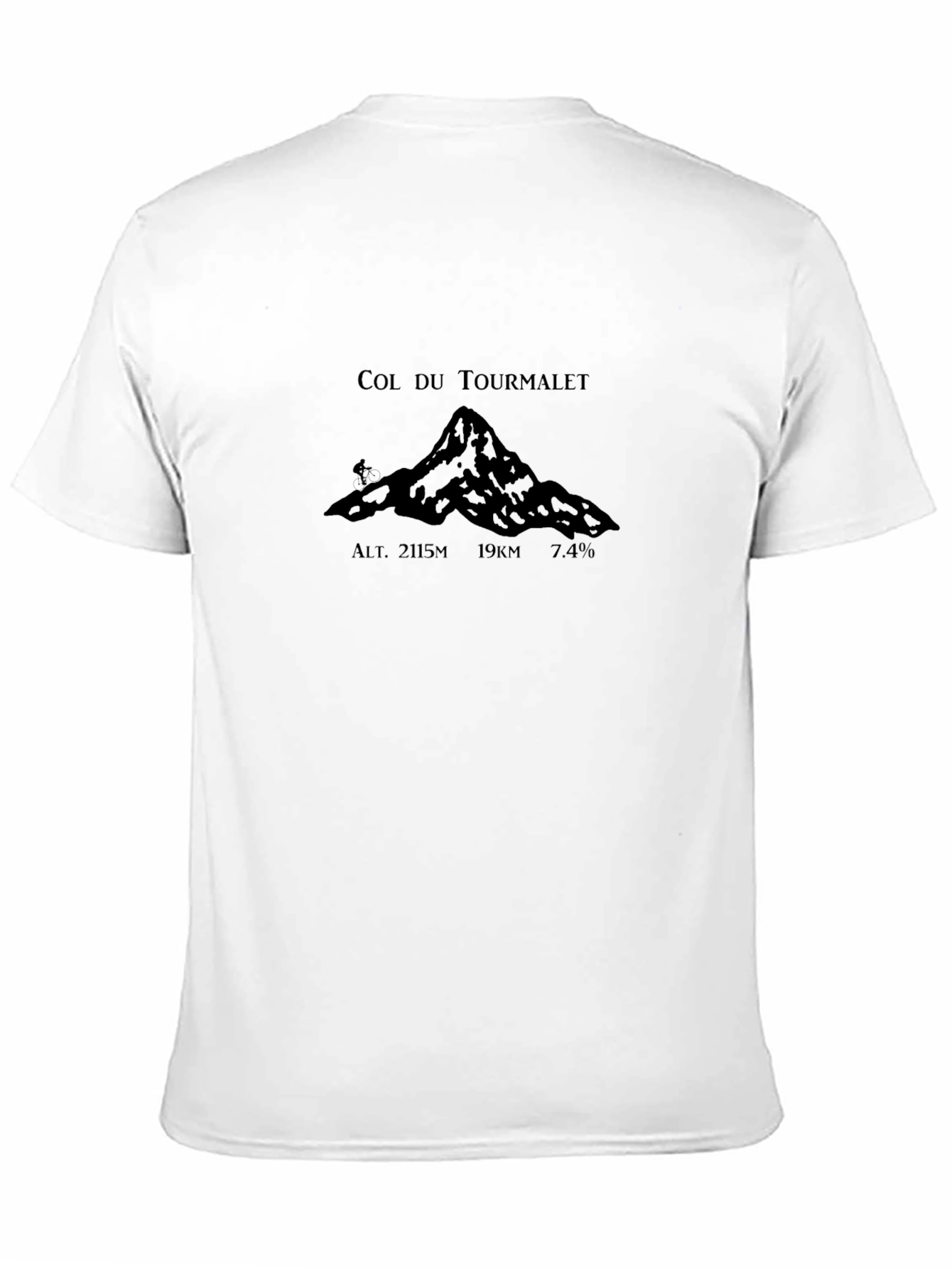 Col Du Tourmalet Graphic Tee - Black