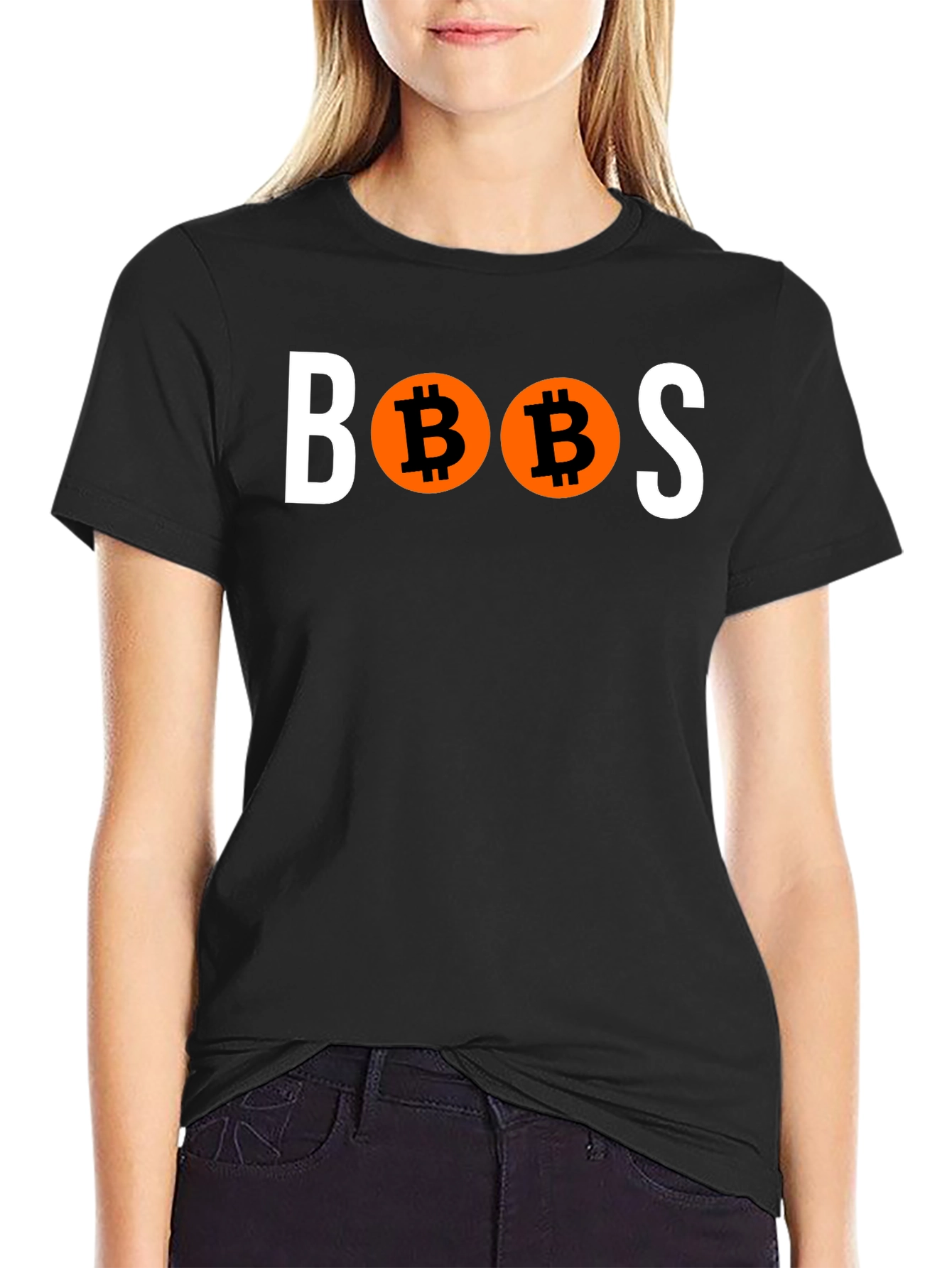 Bitcoin BOOBS Graphic T-Shirt