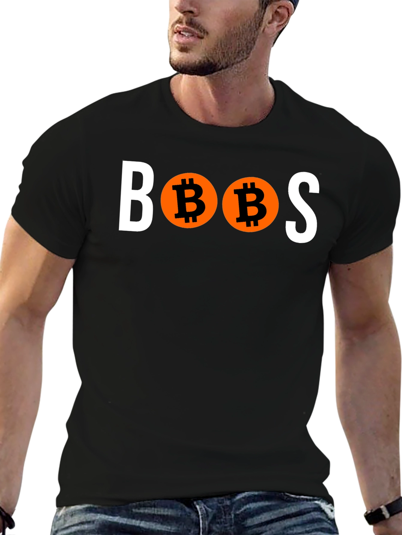 Bitcoin BOOBS Graphic T-Shirt