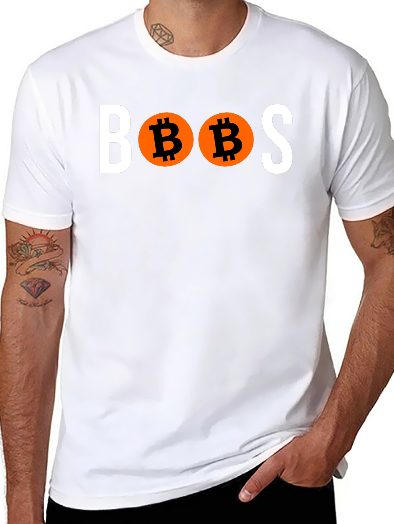 Bitcoin BOOBS Graphic T-Shirt