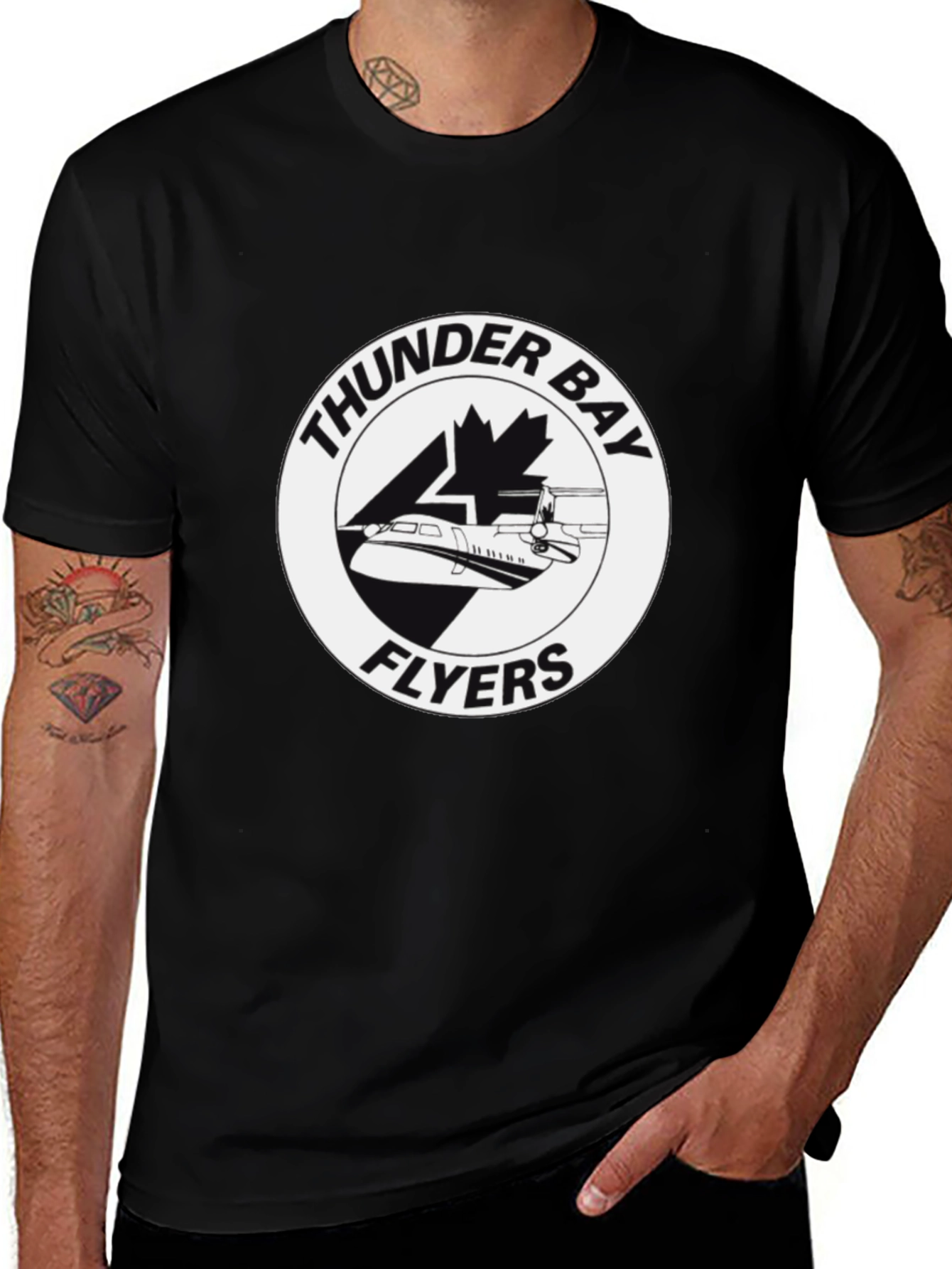 Thunder Bay Flyers Black T-Shirt