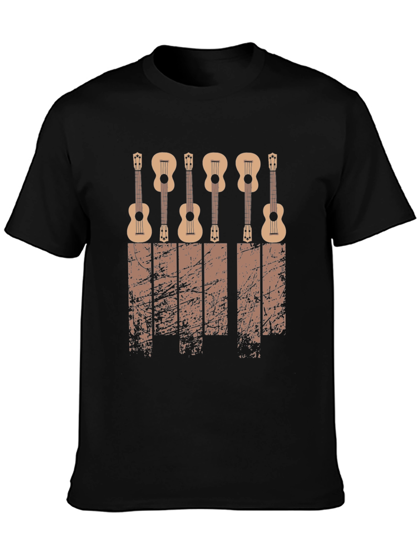 Ukulele Graphic Tee - Musical Instrument T-Shirt