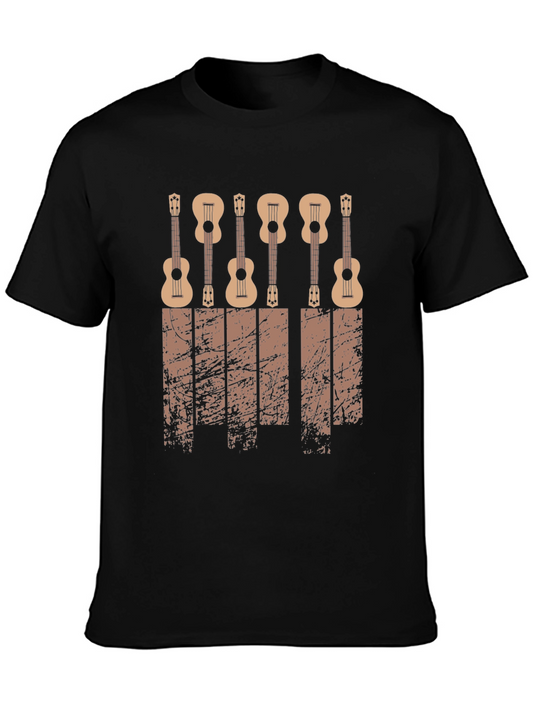 Ukulele Graphic Tee - Musical Instrument T-Shirt