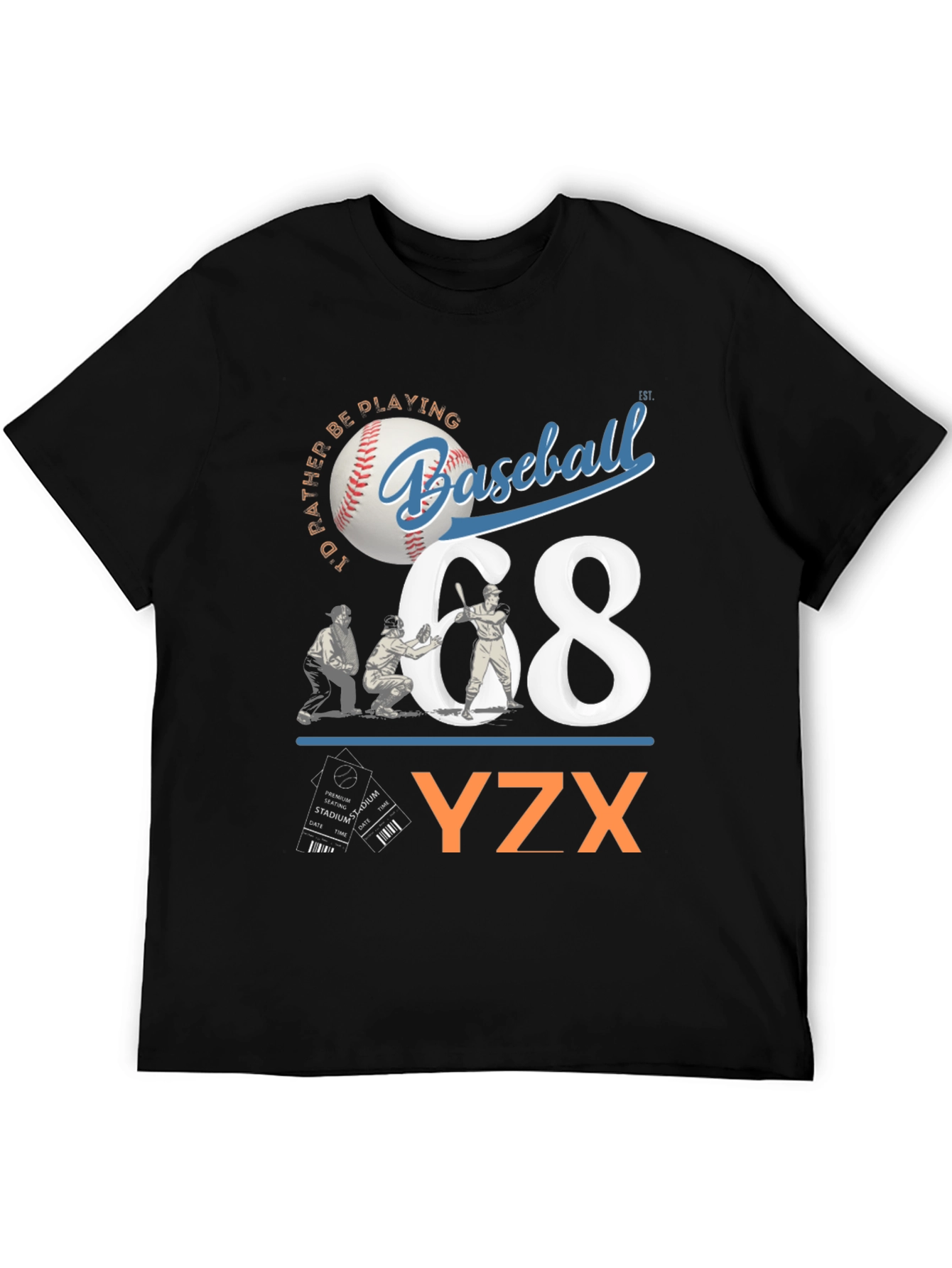 Baseball Graphic Tee - YZX