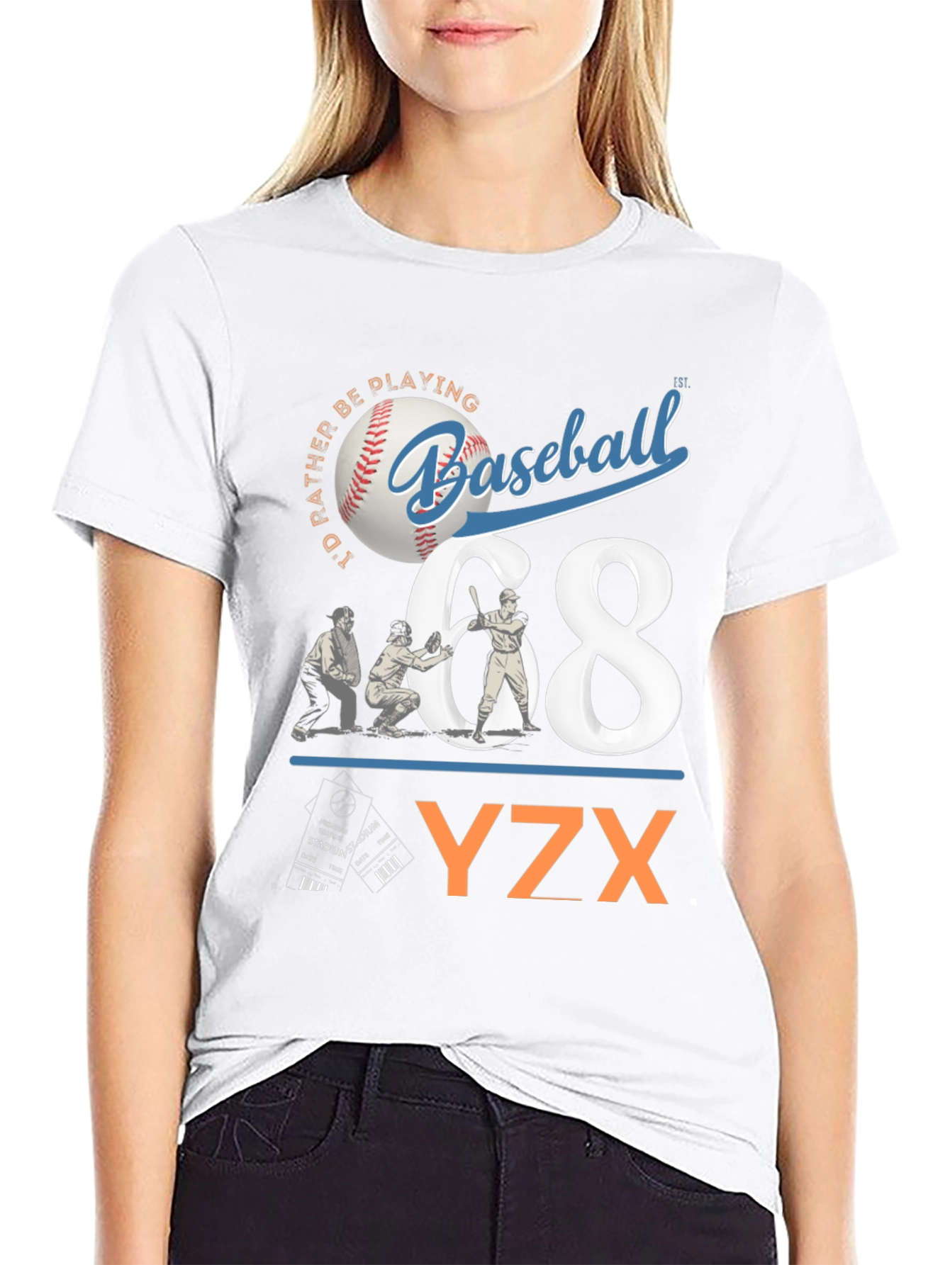 Baseball Graphic Tee - YZX
