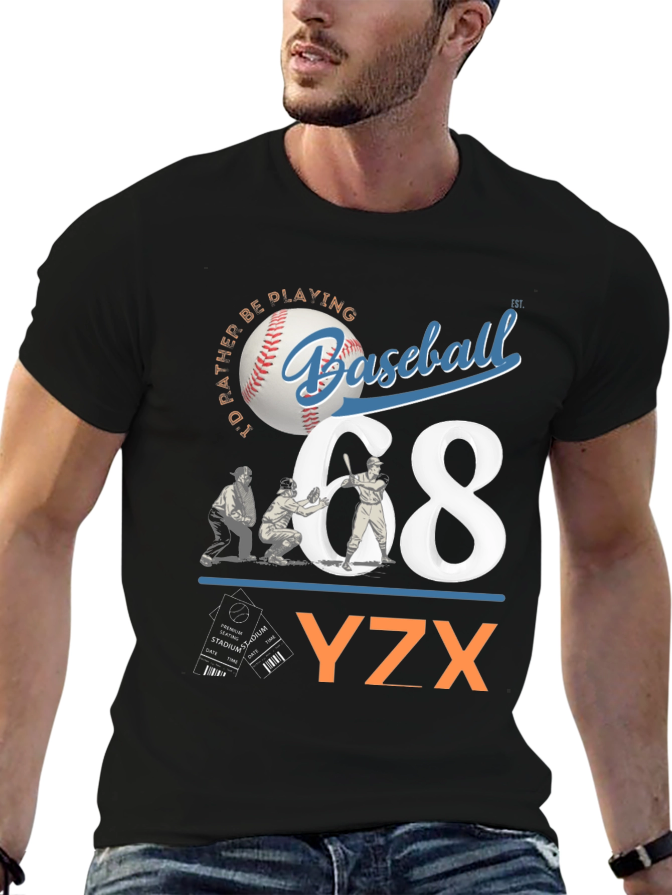 Baseball Graphic Tee - YZX