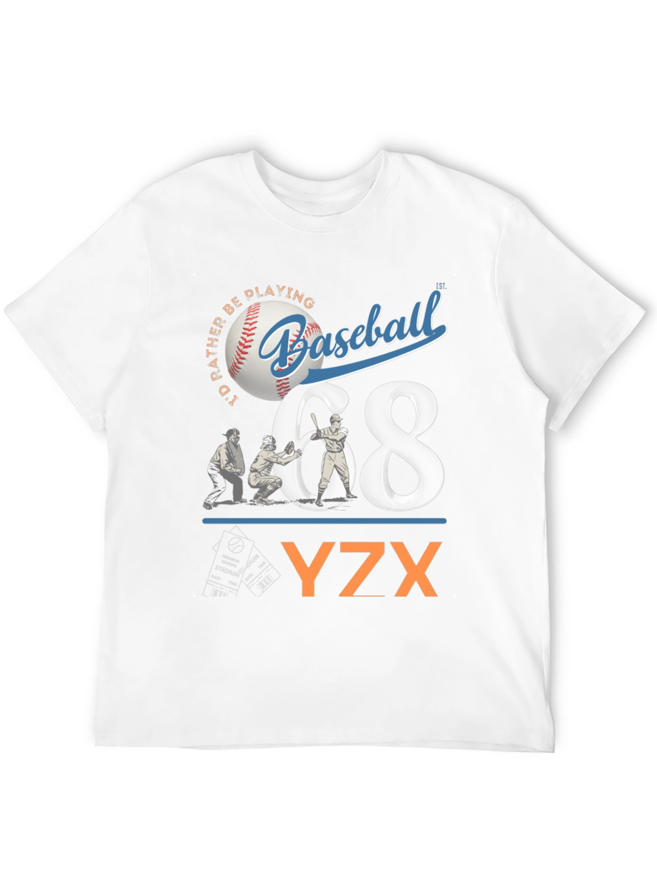 Baseball Graphic Tee - YZX