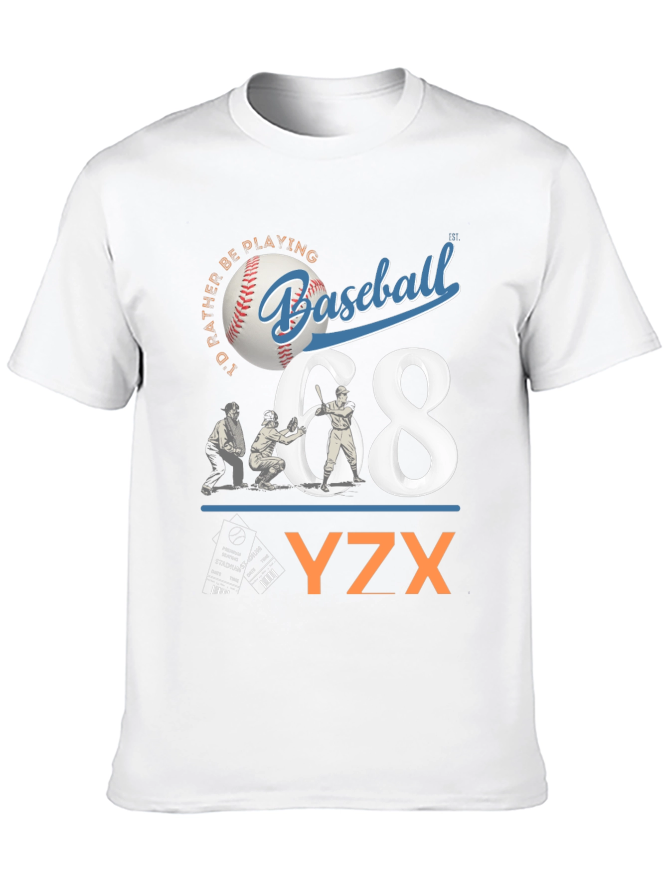 Baseball Graphic Tee - YZX
