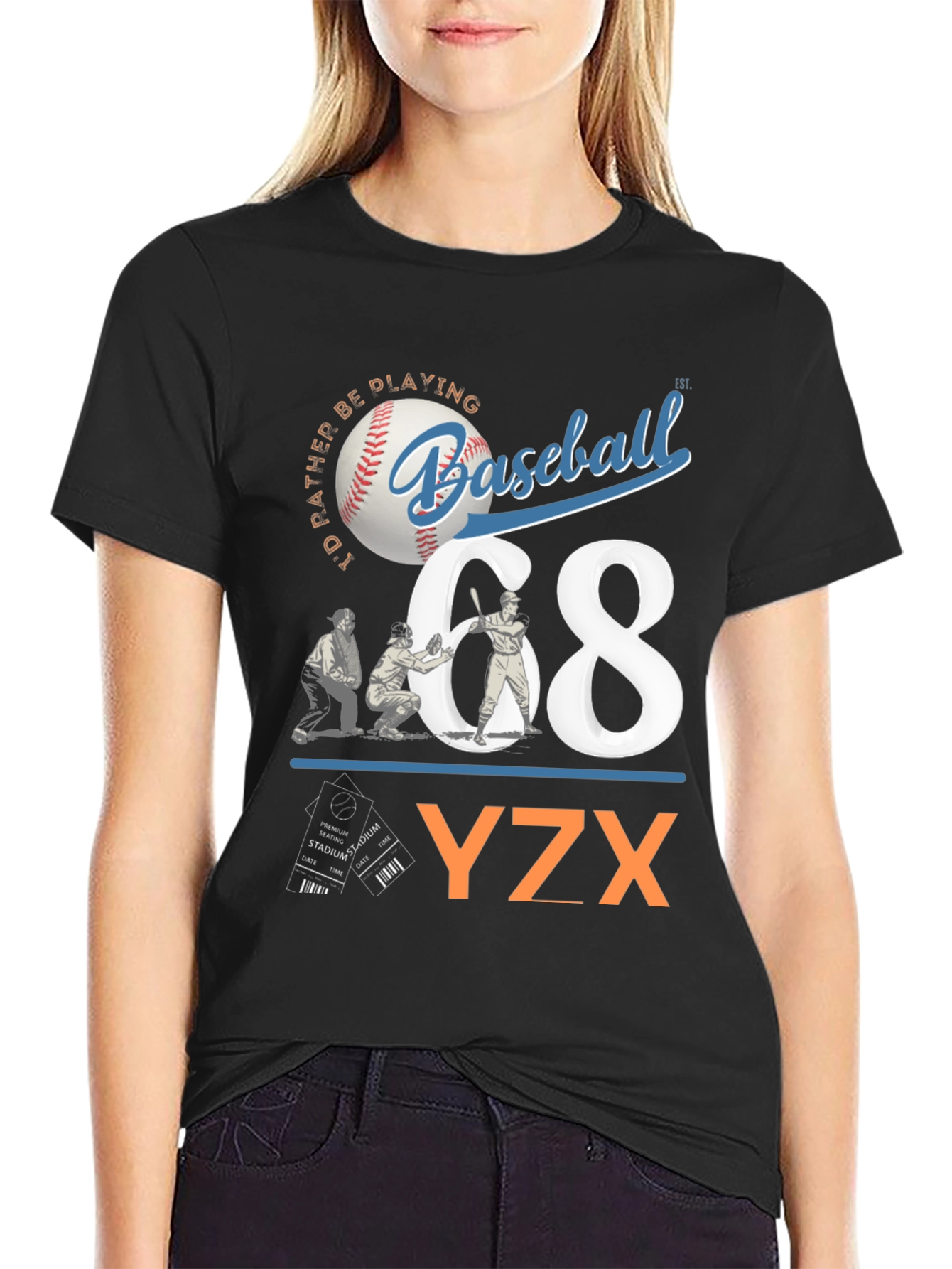 Baseball Graphic Tee - YZX