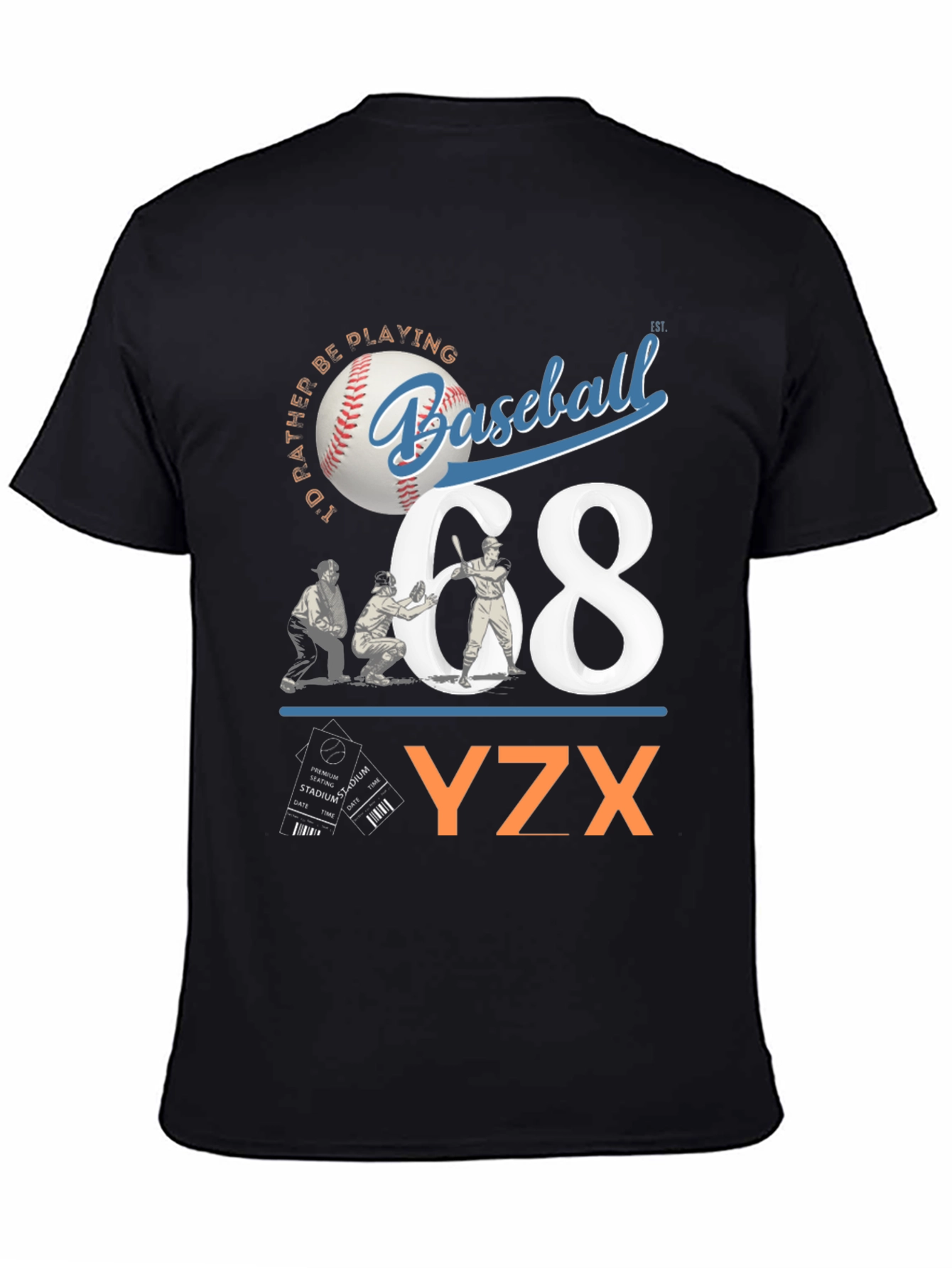 Baseball Graphic Tee - YZX